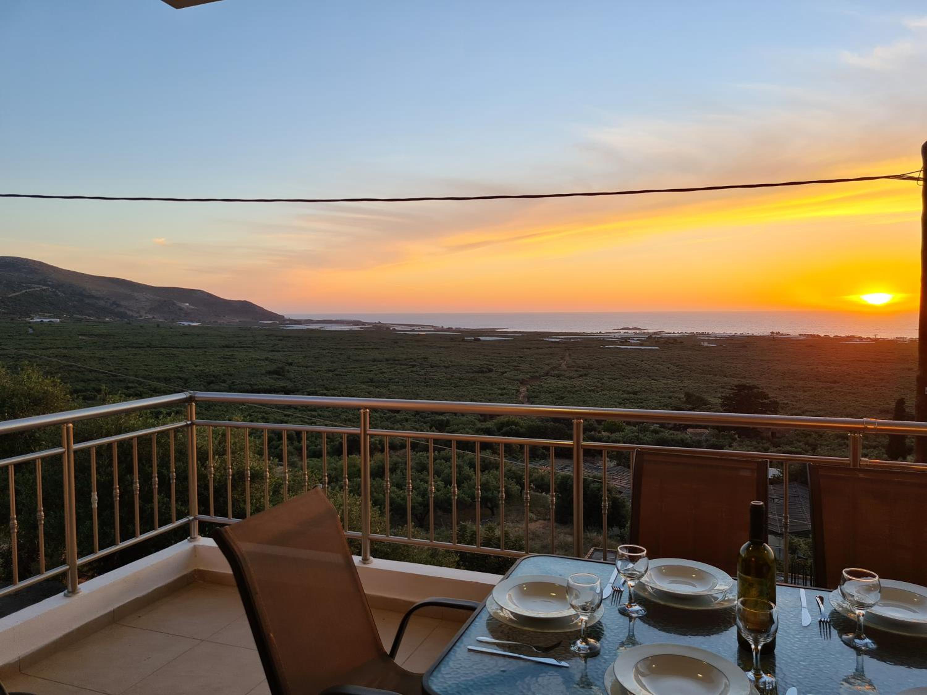 New Villa Kalimera, view to Falasarna beach view 3