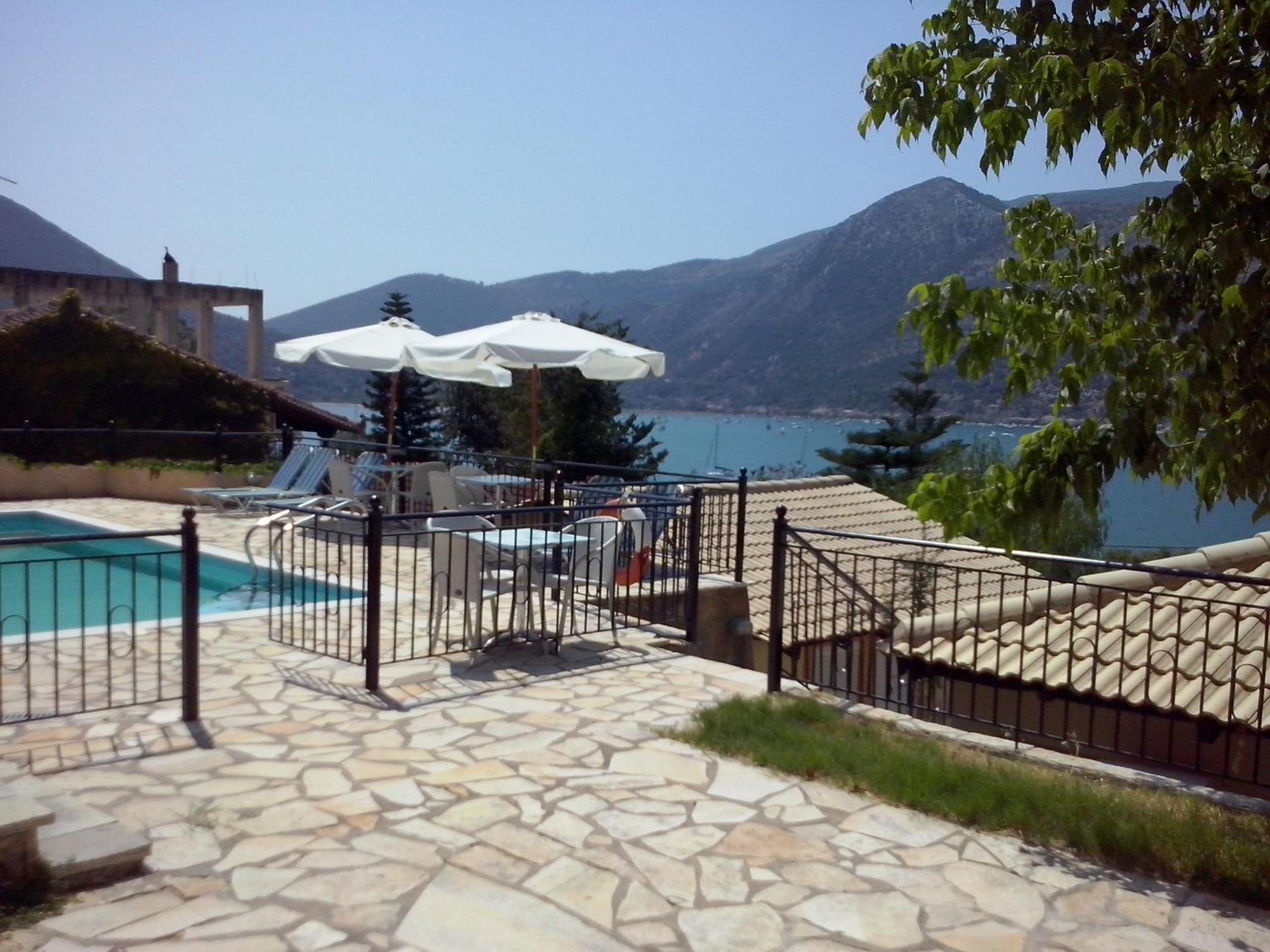 outdoor BBQ area
