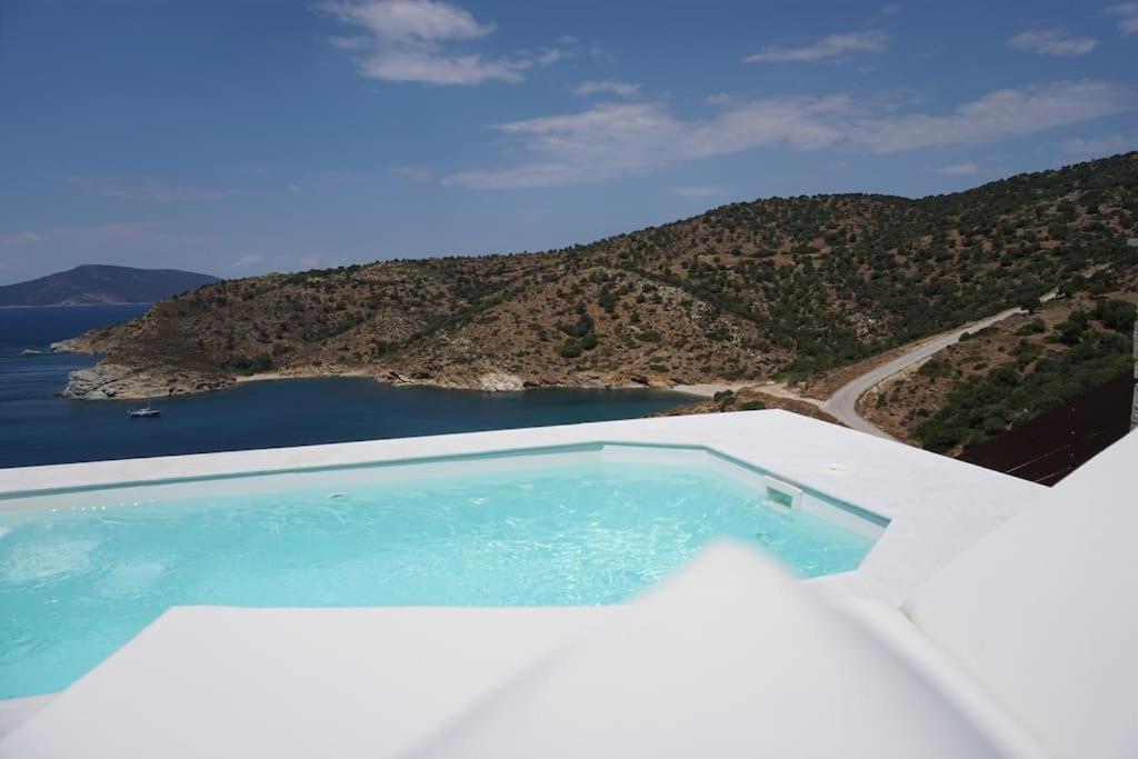 Karystos Villa Private Pool Beach Seaside Karnagio