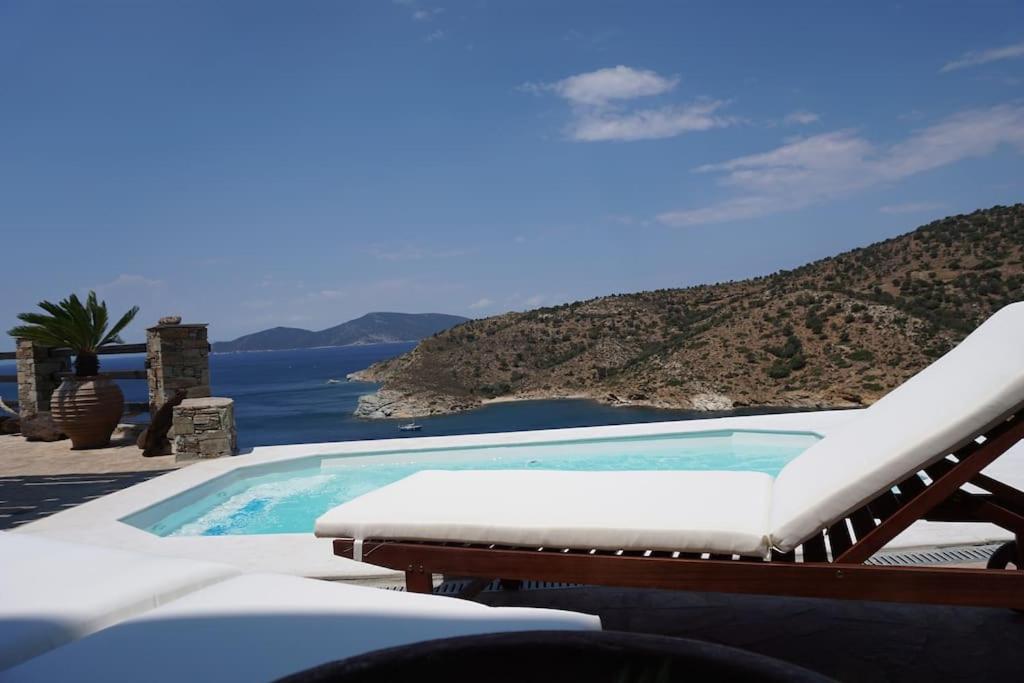 Karystos Villa Private Pool Beach Seaside Karnagio