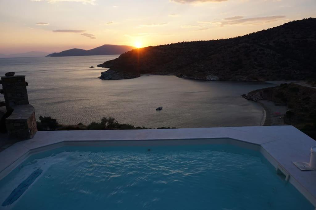 Karystos Villa Private Pool Beach Seaside Karnagio