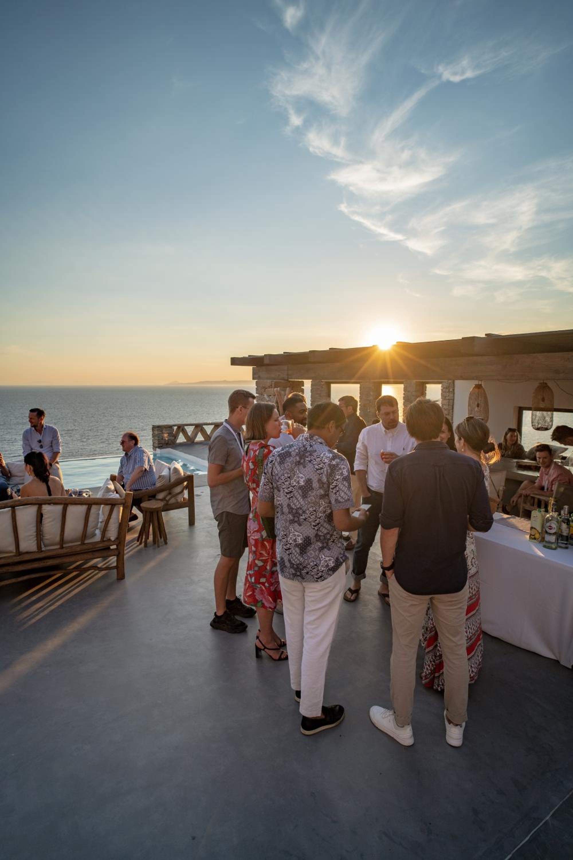 VILLA CARPE DIEM: sea & sunset view in Kea island view 5