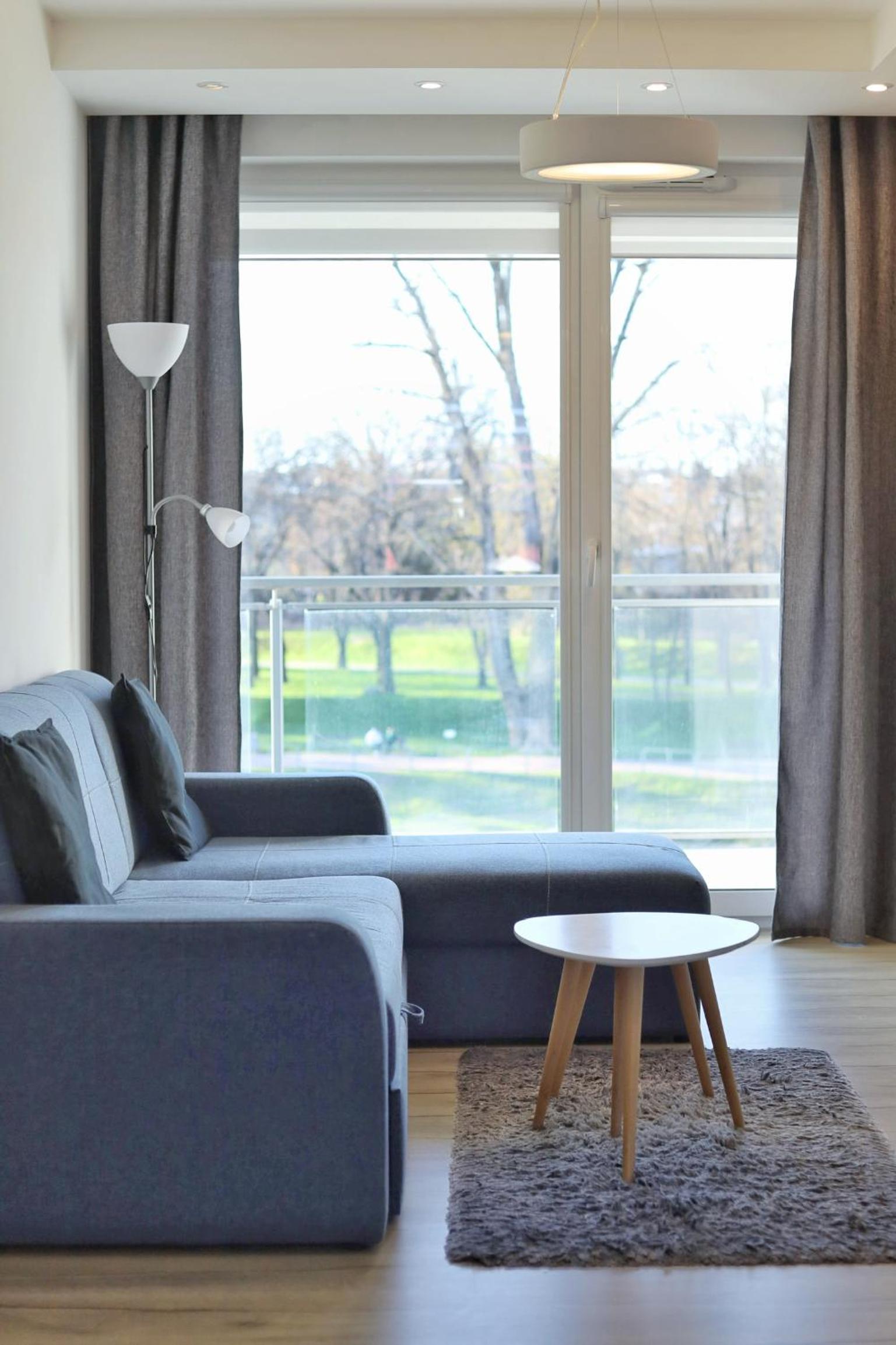 Capital Towers - Apartament Green z widokiem na rzekę