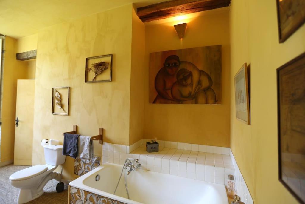 Chambre jaune MANOIR DE LA VOVE Perche
