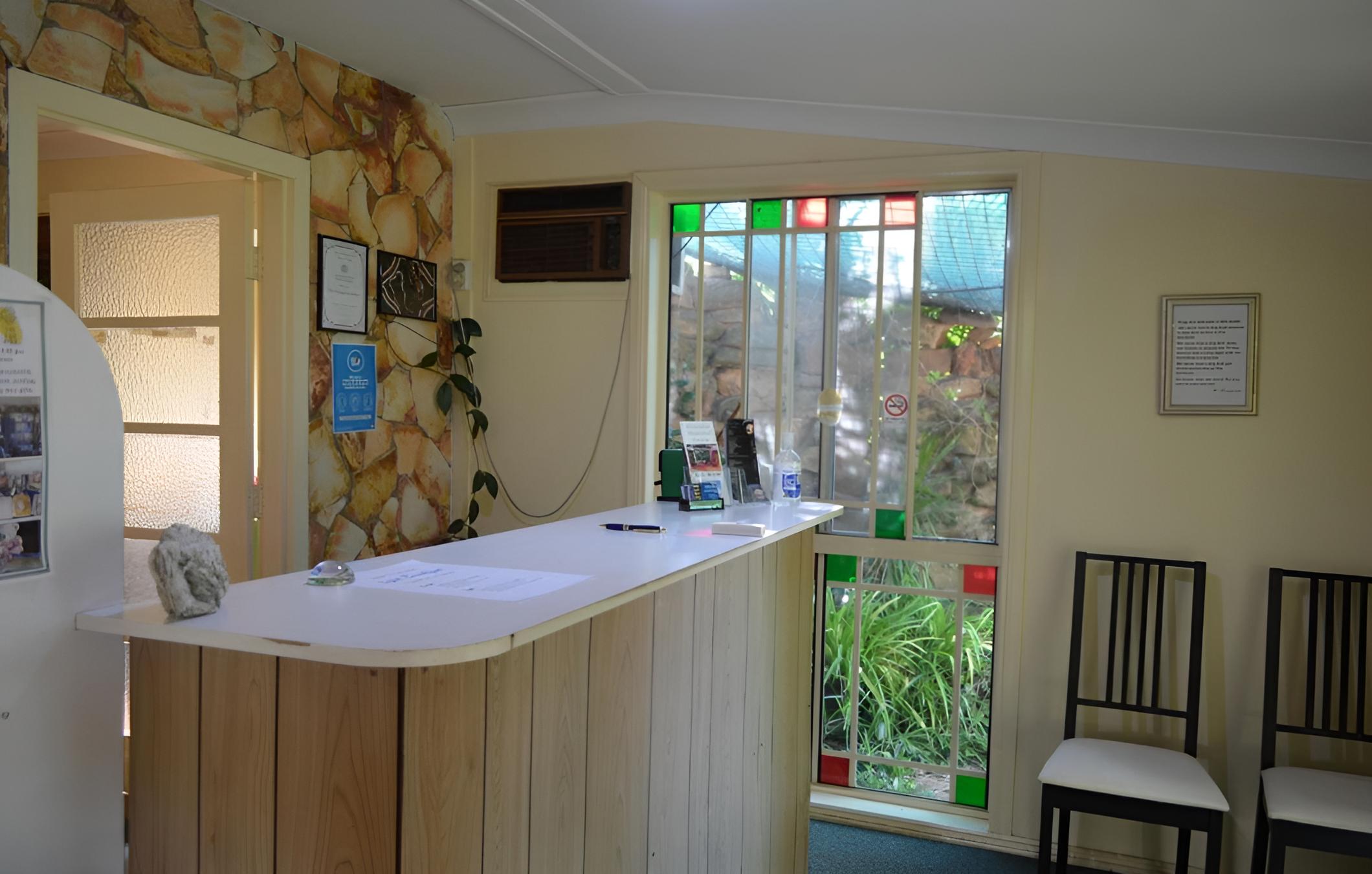 hotel reception