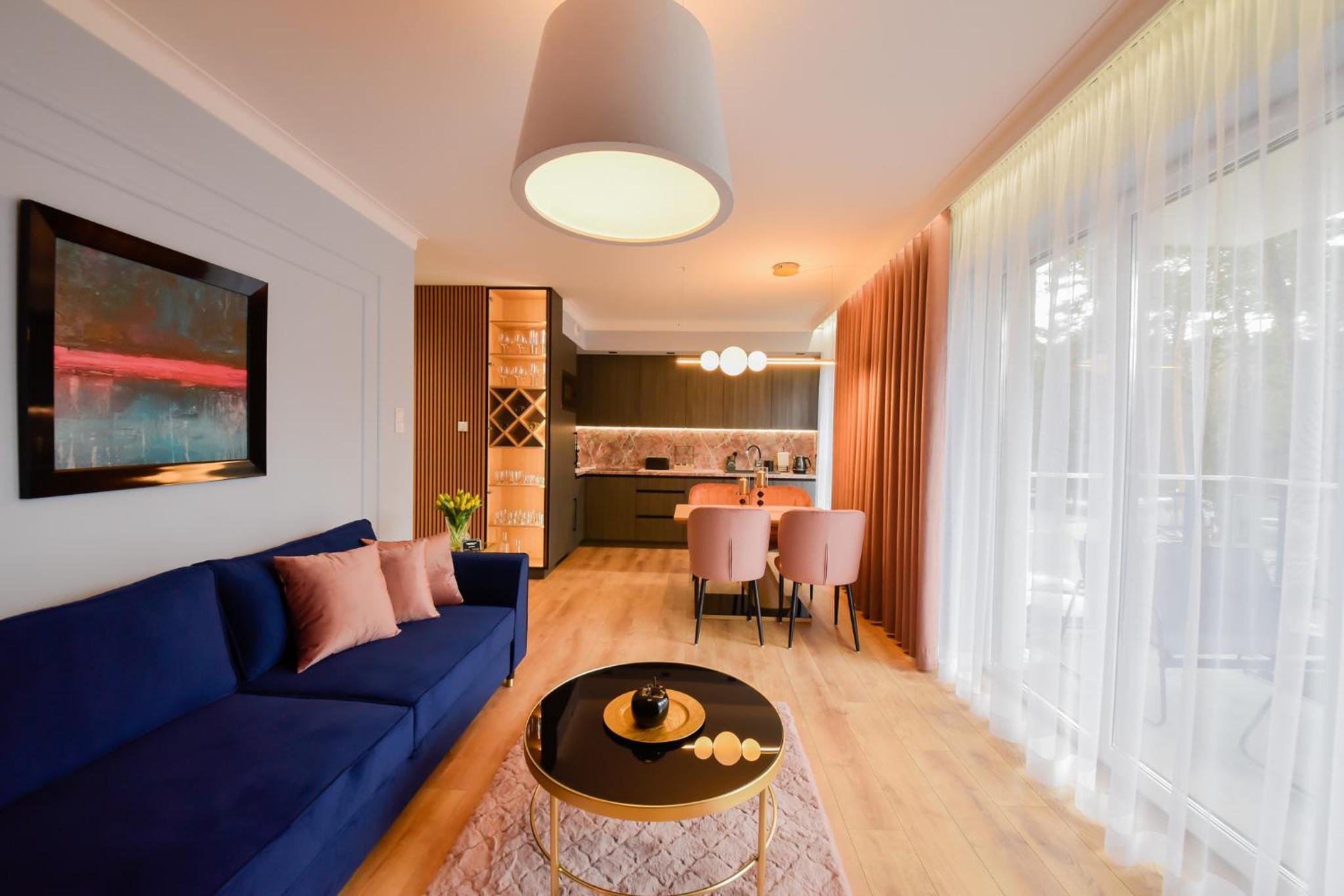 Apartament Leśny No 64 nad Zalewem JACUZZI, KOMINEK z Garażem NEW!