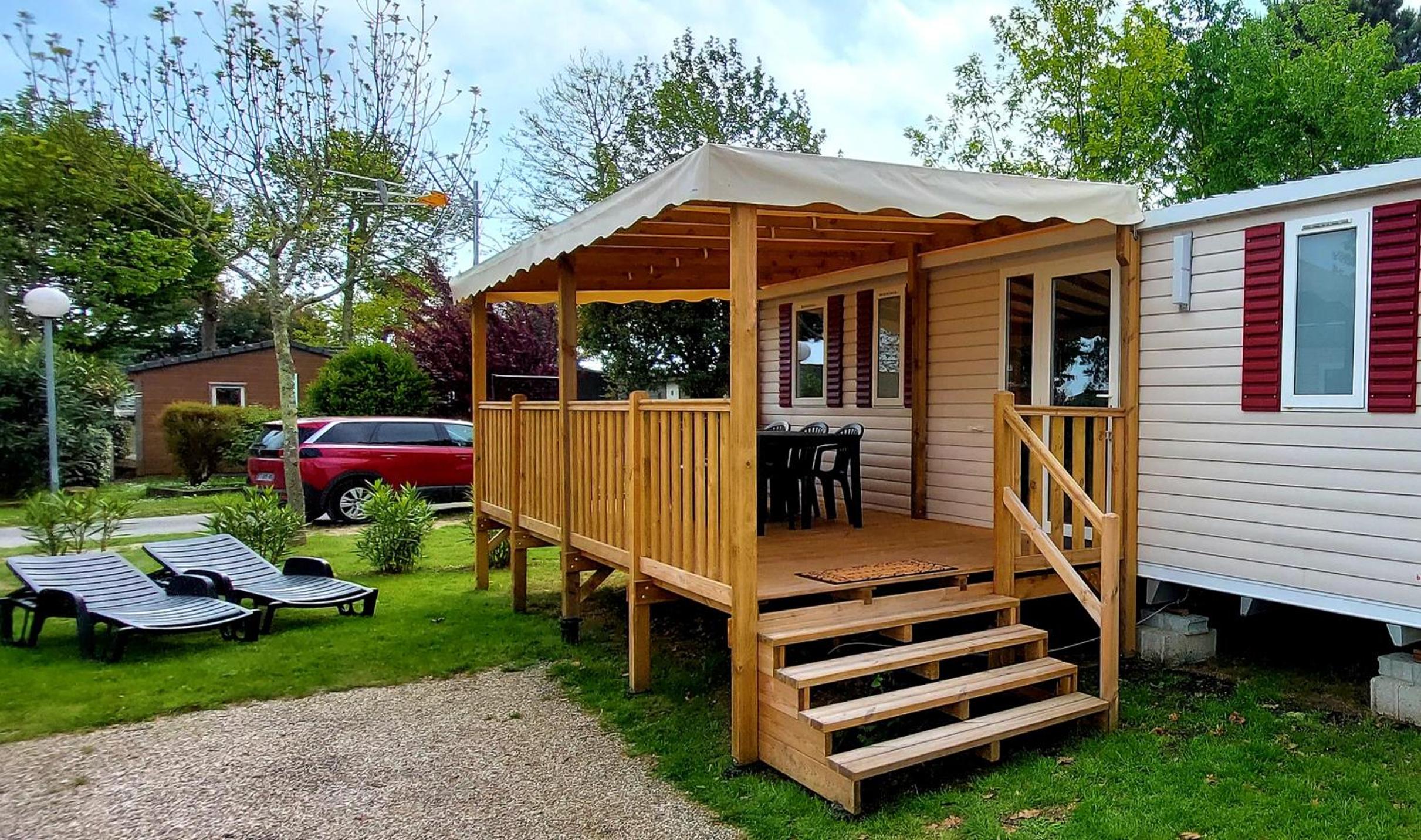 Mobil Home Camping Les VIVIERS, Claouey view 3