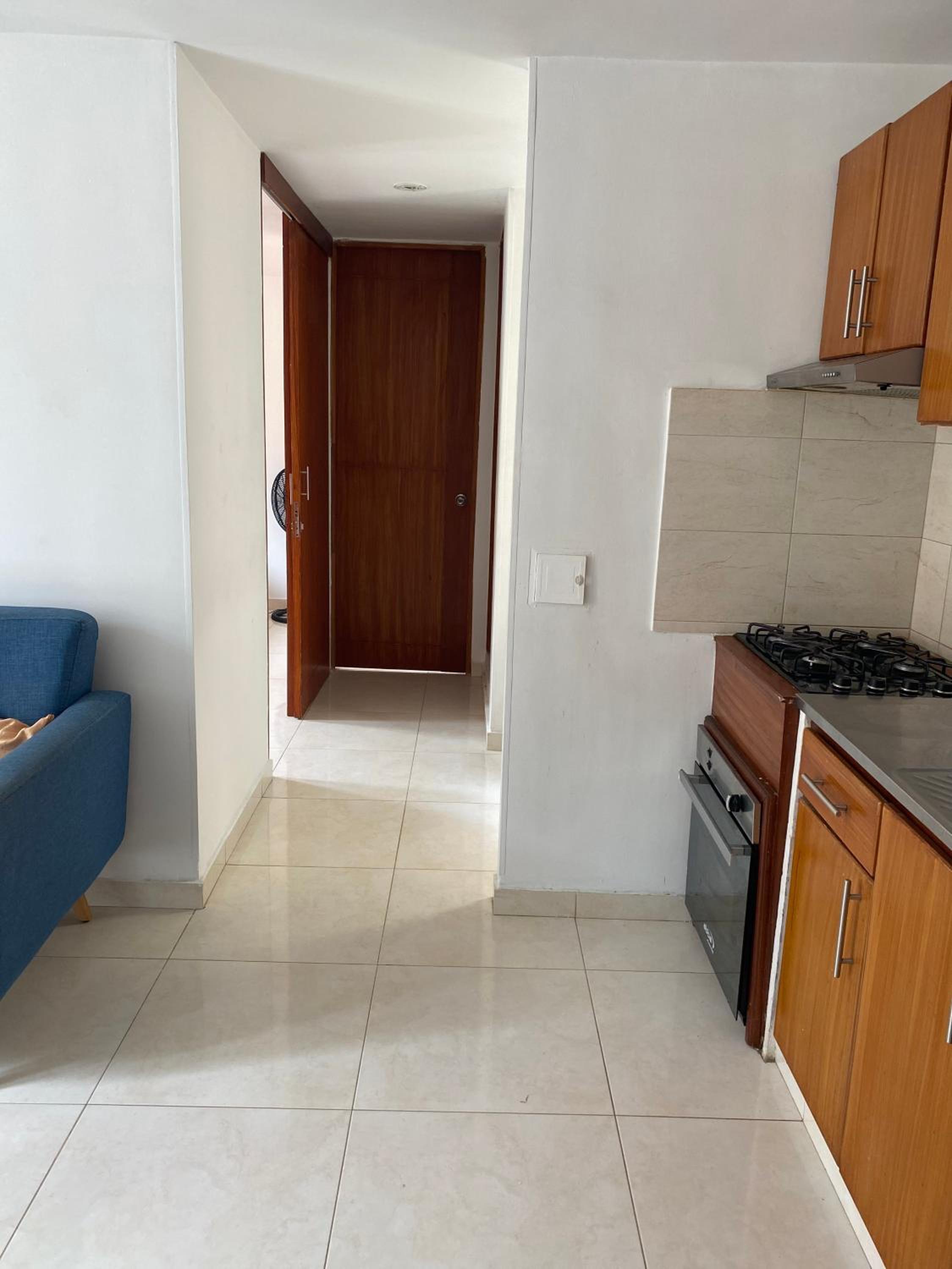 Apartamento amoblado Conjunto Cerrado con piscina