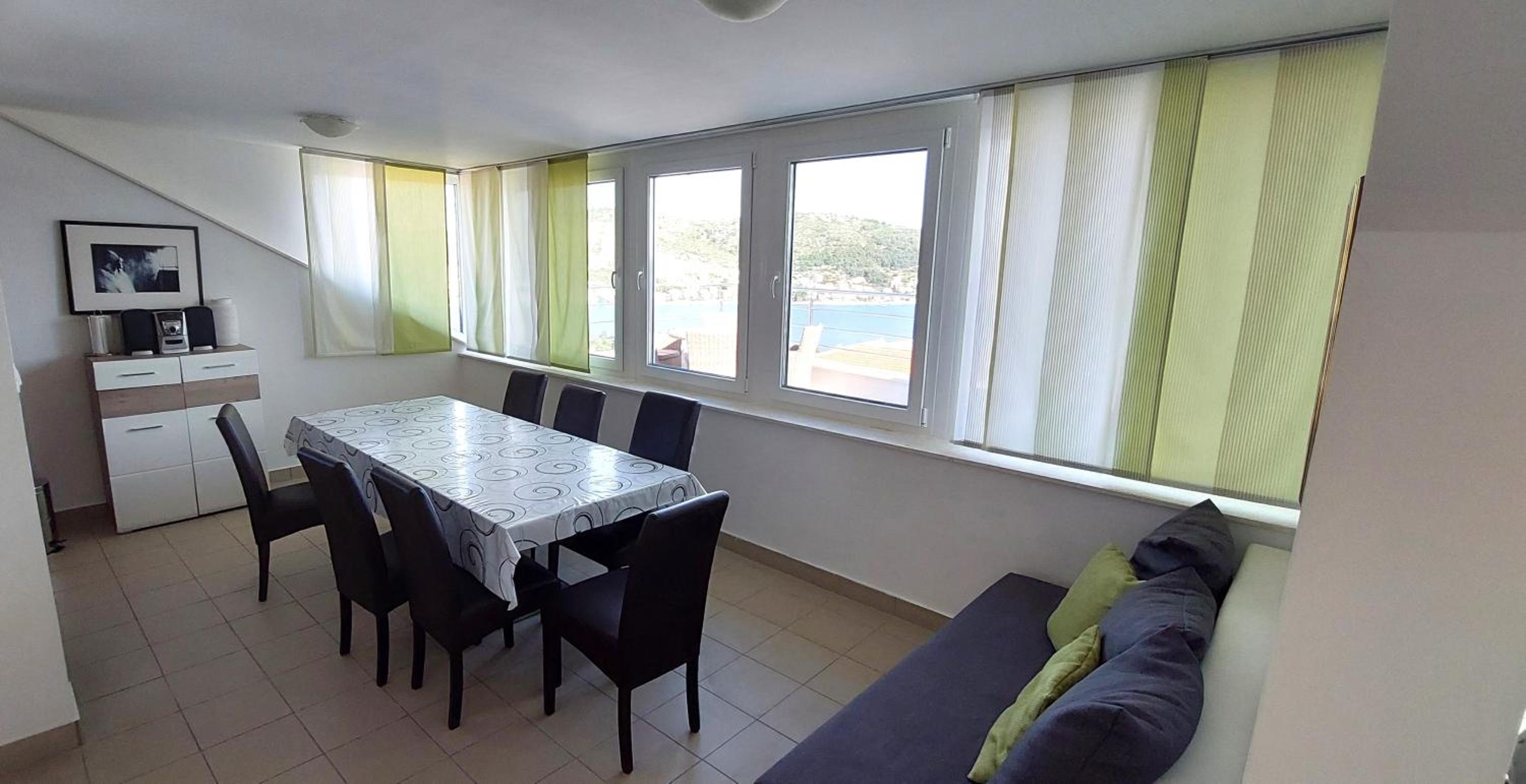 Penthouse Sea View Apartment Rogoznica view 5