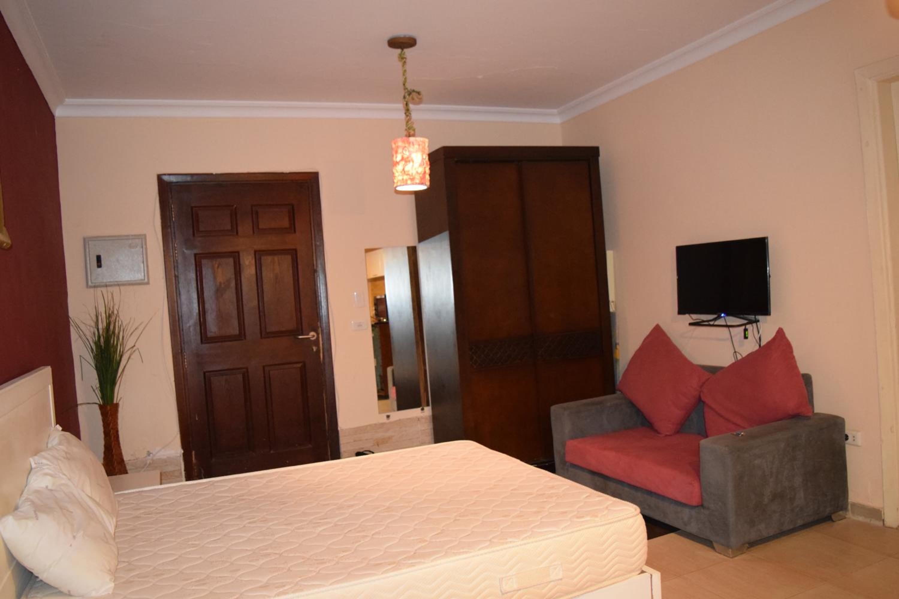 Comfortable studio in hotel 4 stars with private beach for non-egyptians only