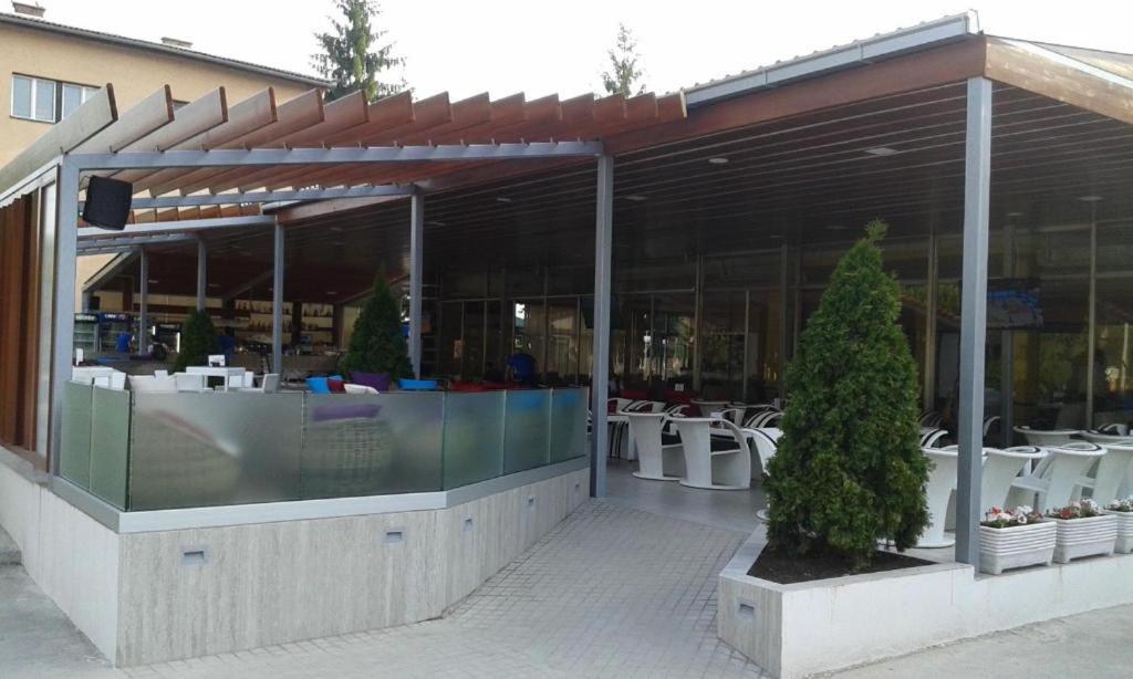 outdoor BBQ area