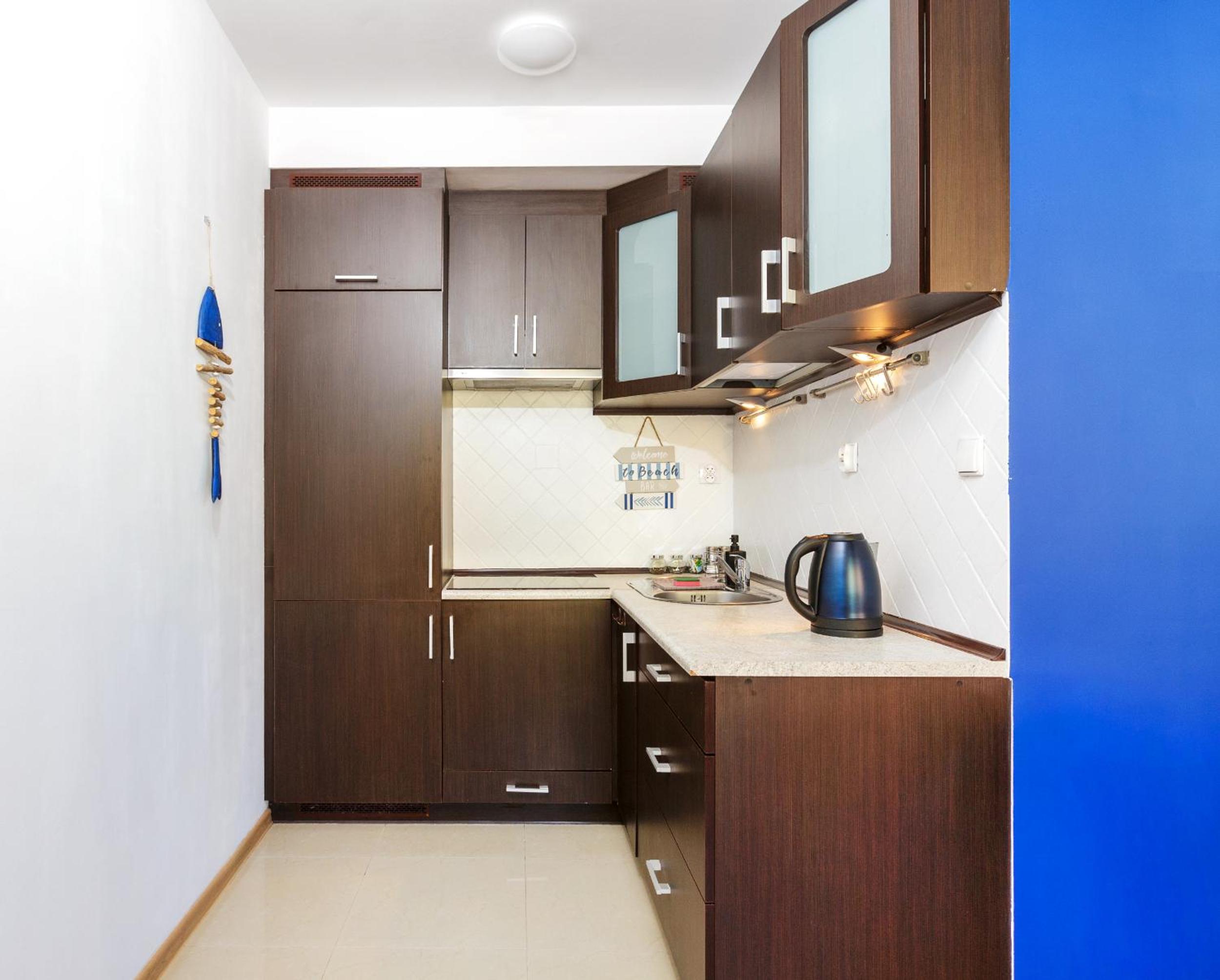 Apartament Niebiesko na Białym