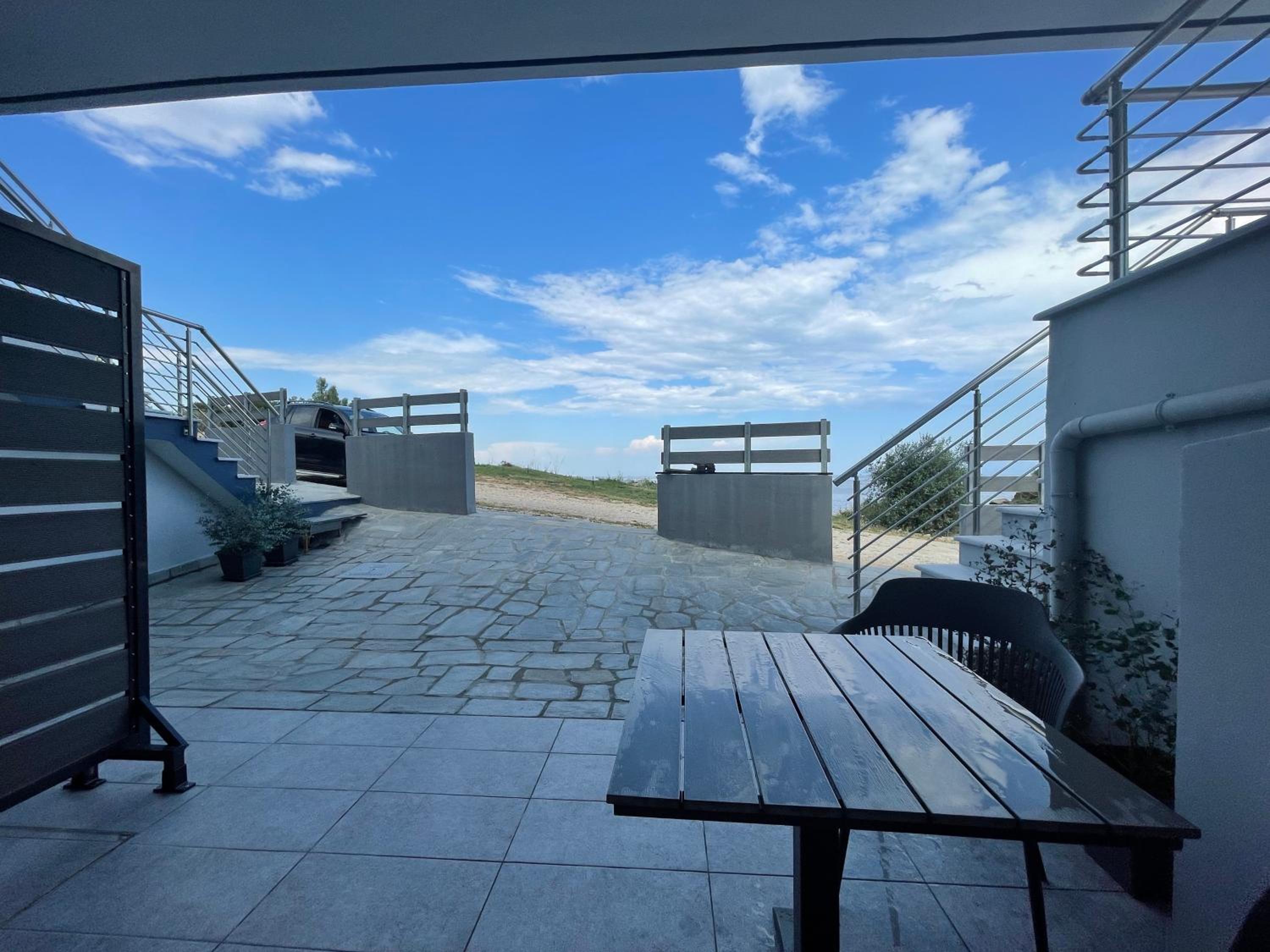 outdoor BBQ area