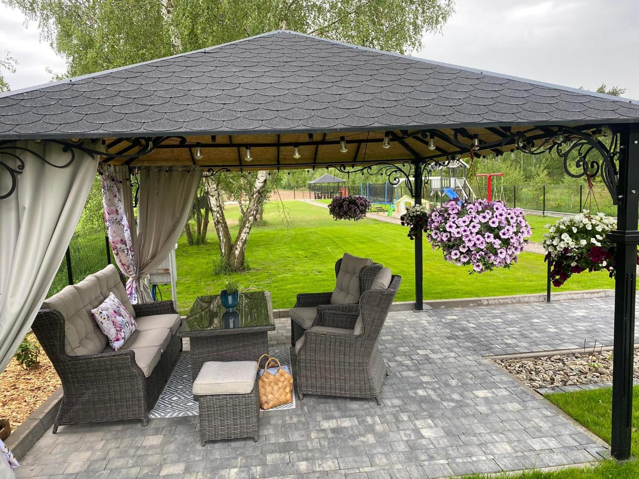 outdoor BBQ area