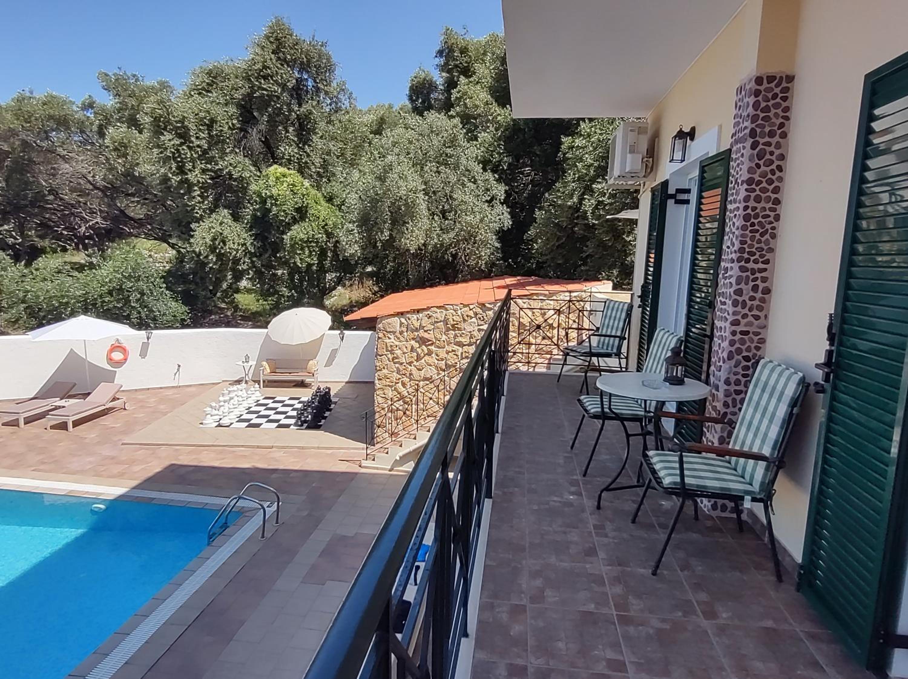 outdoor BBQ area