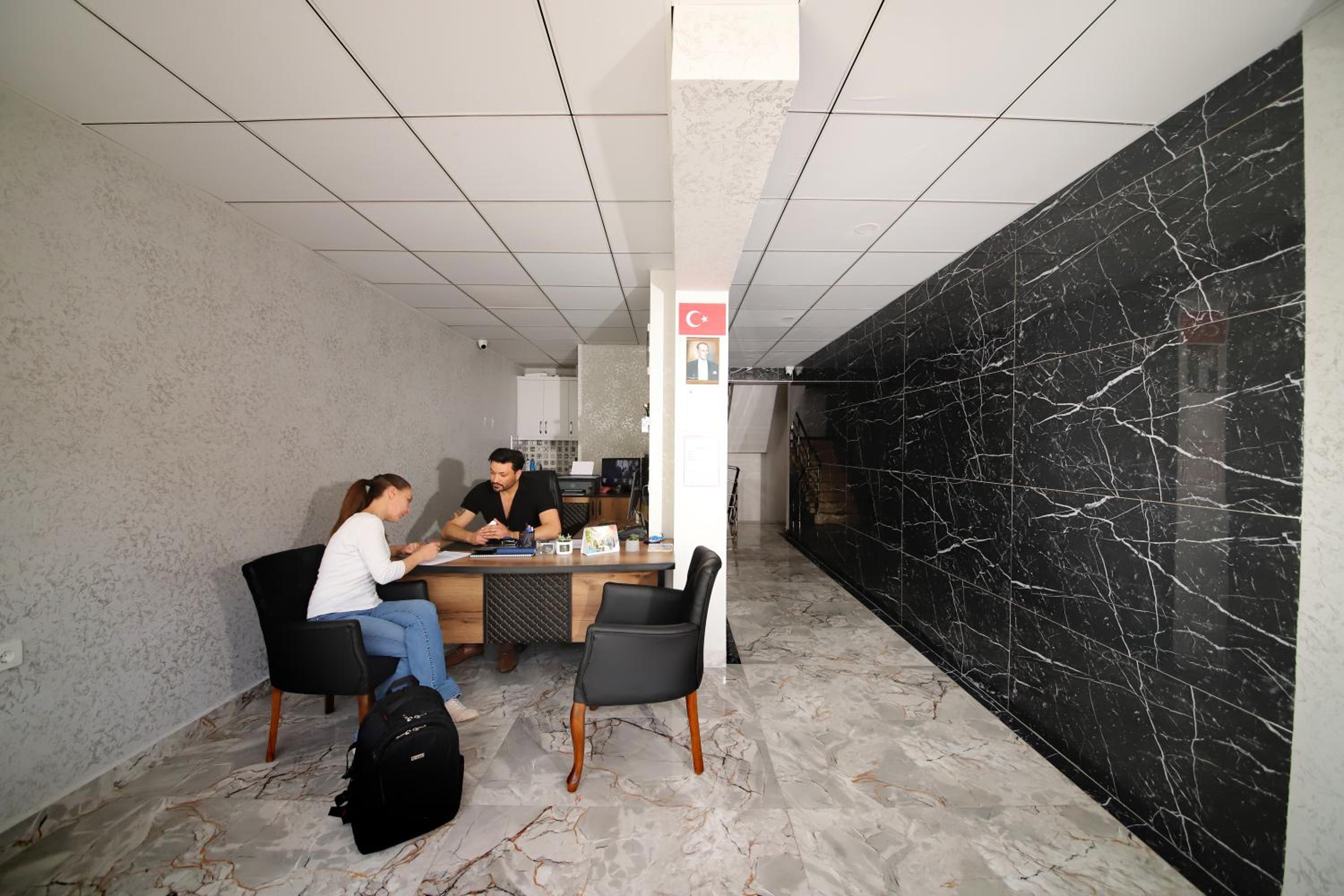 hotel reception