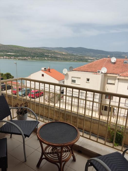 Deep blue apartment view 2