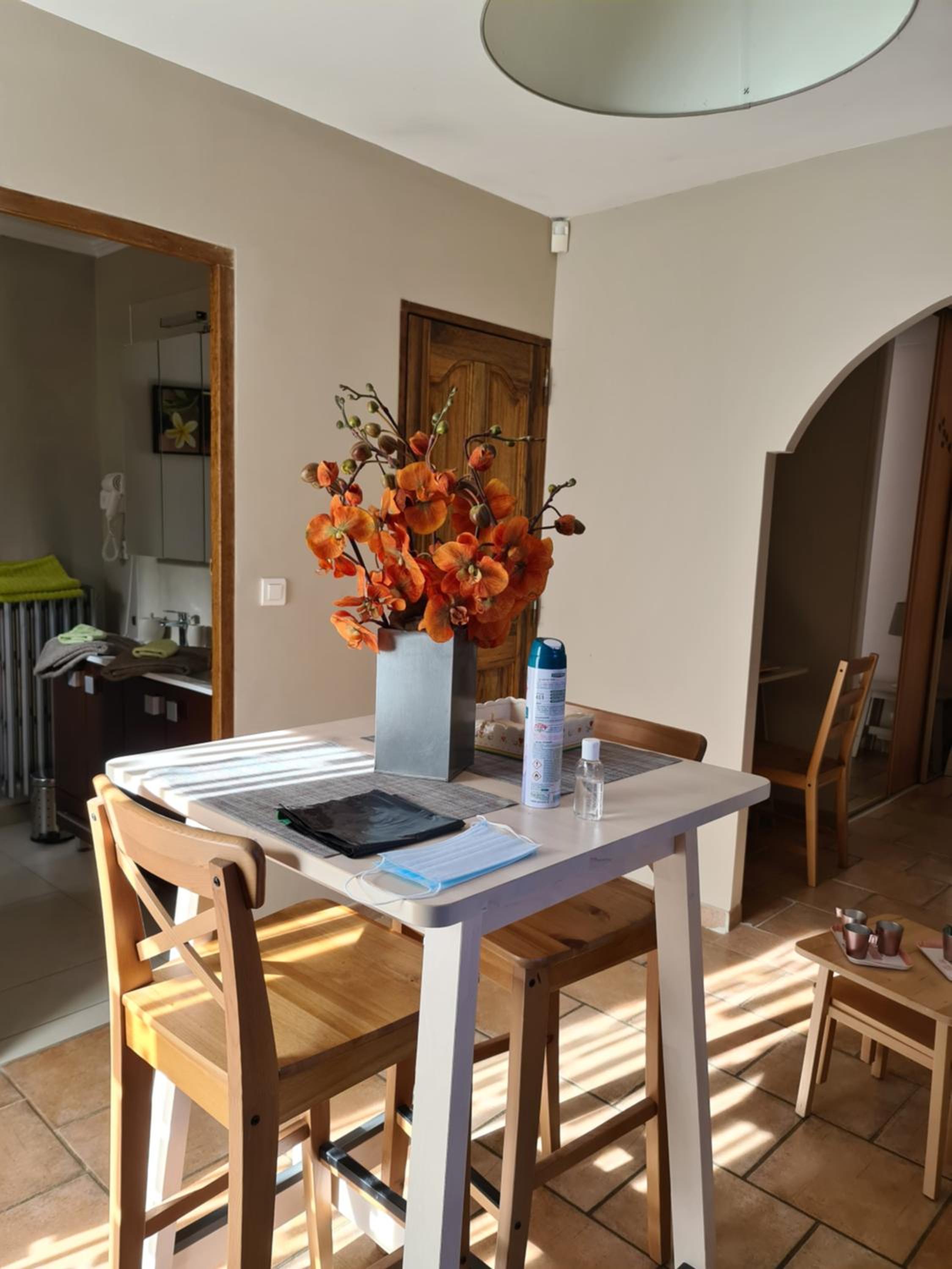 appartements dans villa privée avec piscine, jardin, parking clos, wifi, climatisation