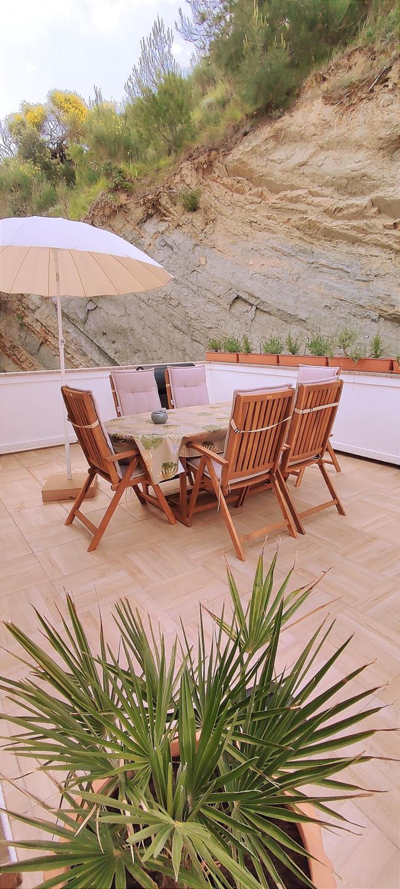 Appartements Dominique, with private terrace view 2