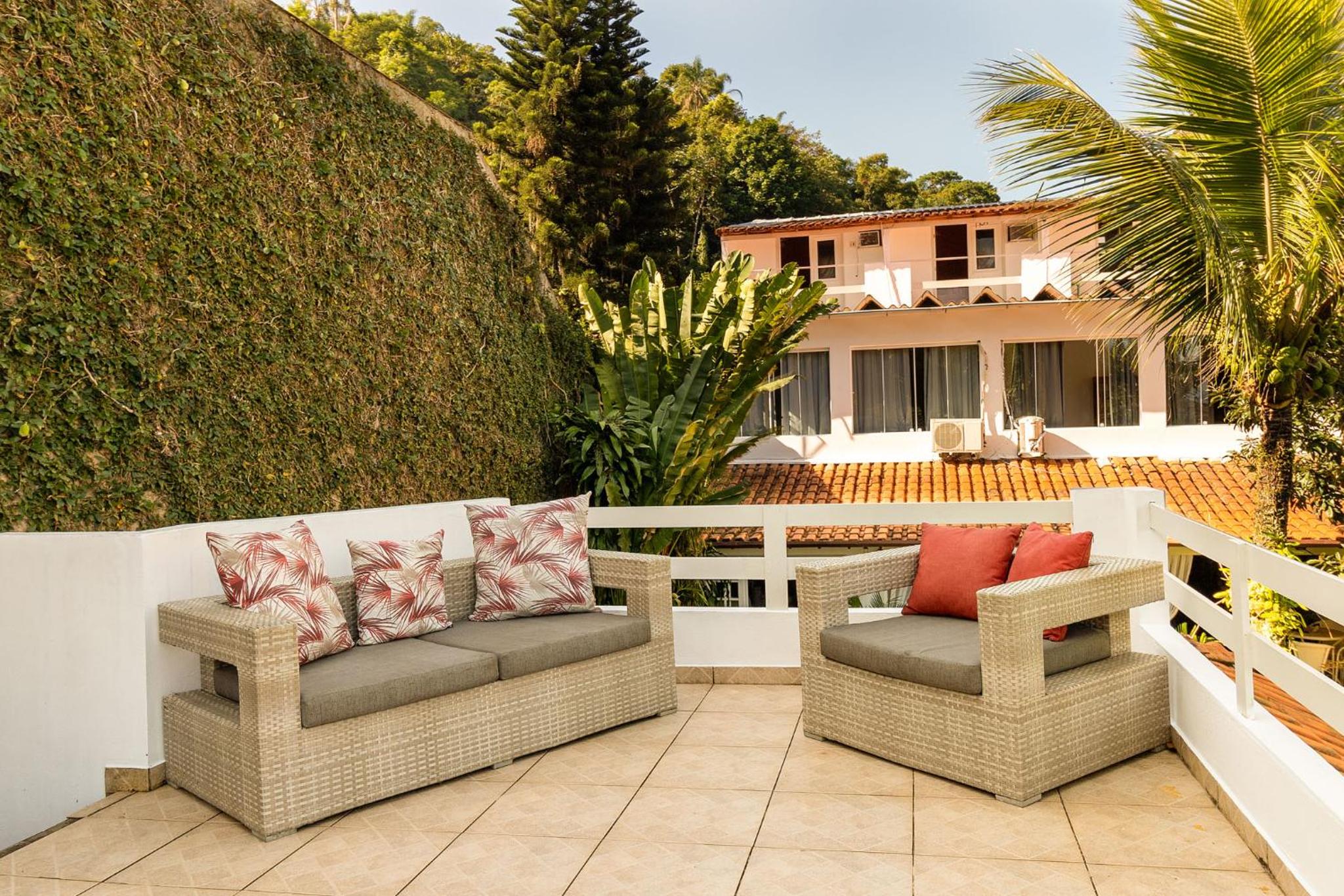 outdoor BBQ area