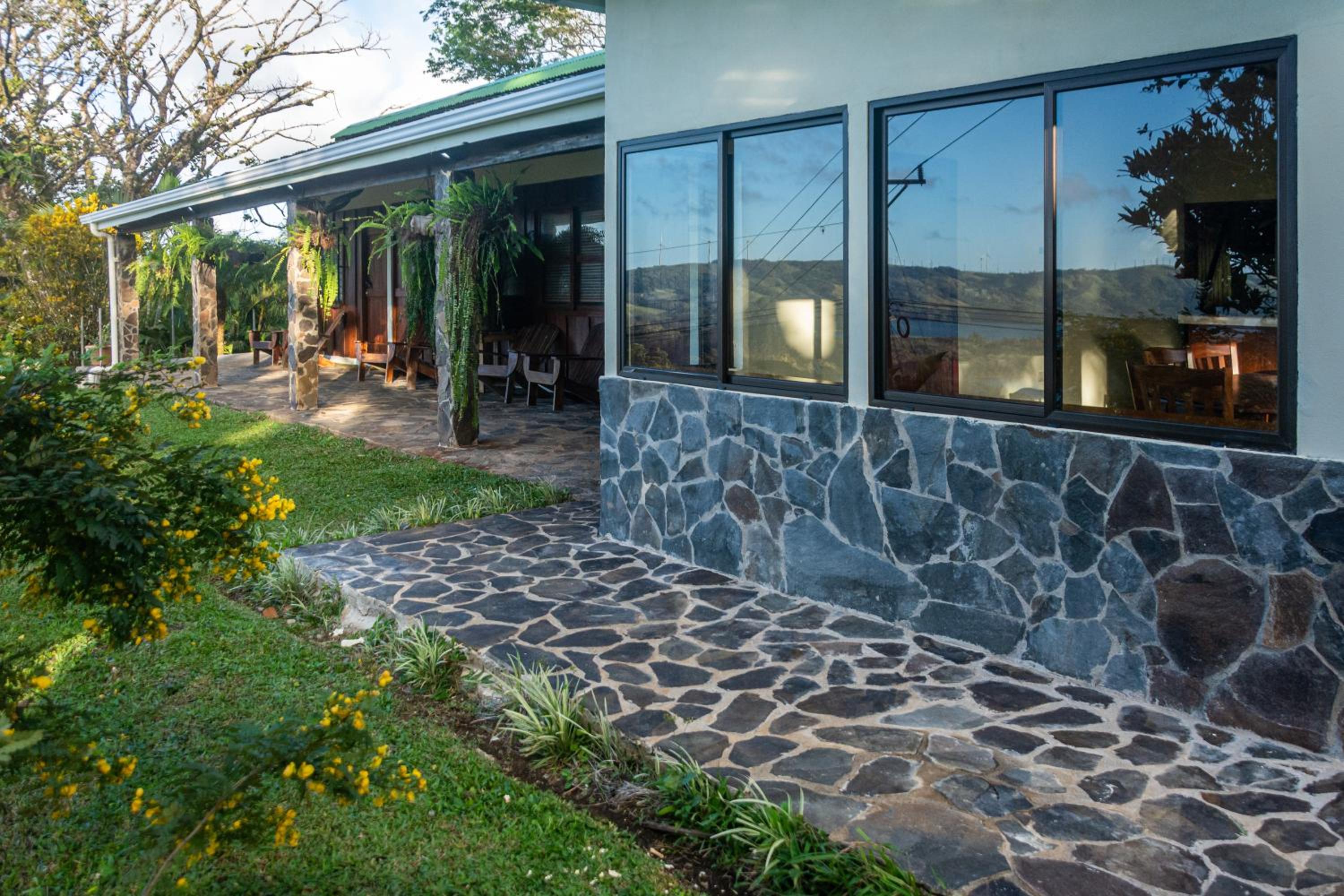 outdoor BBQ area