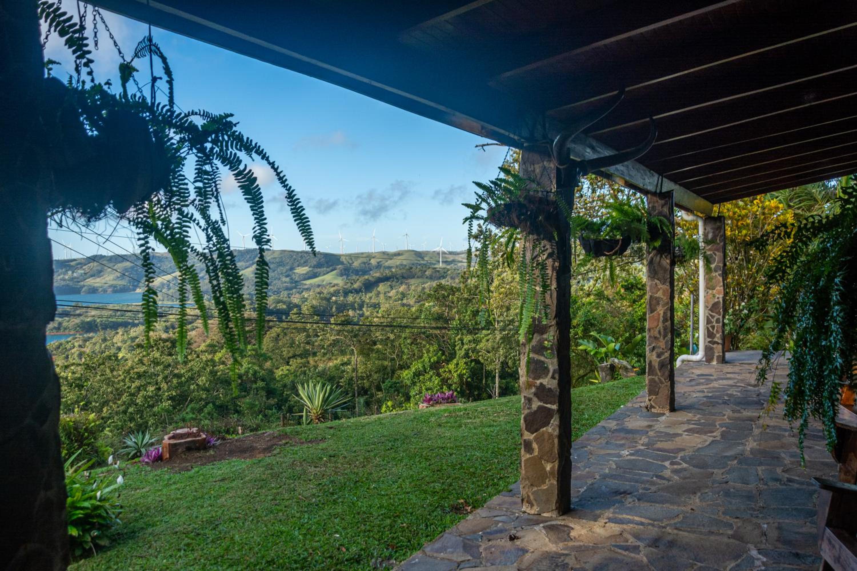 outdoor BBQ area