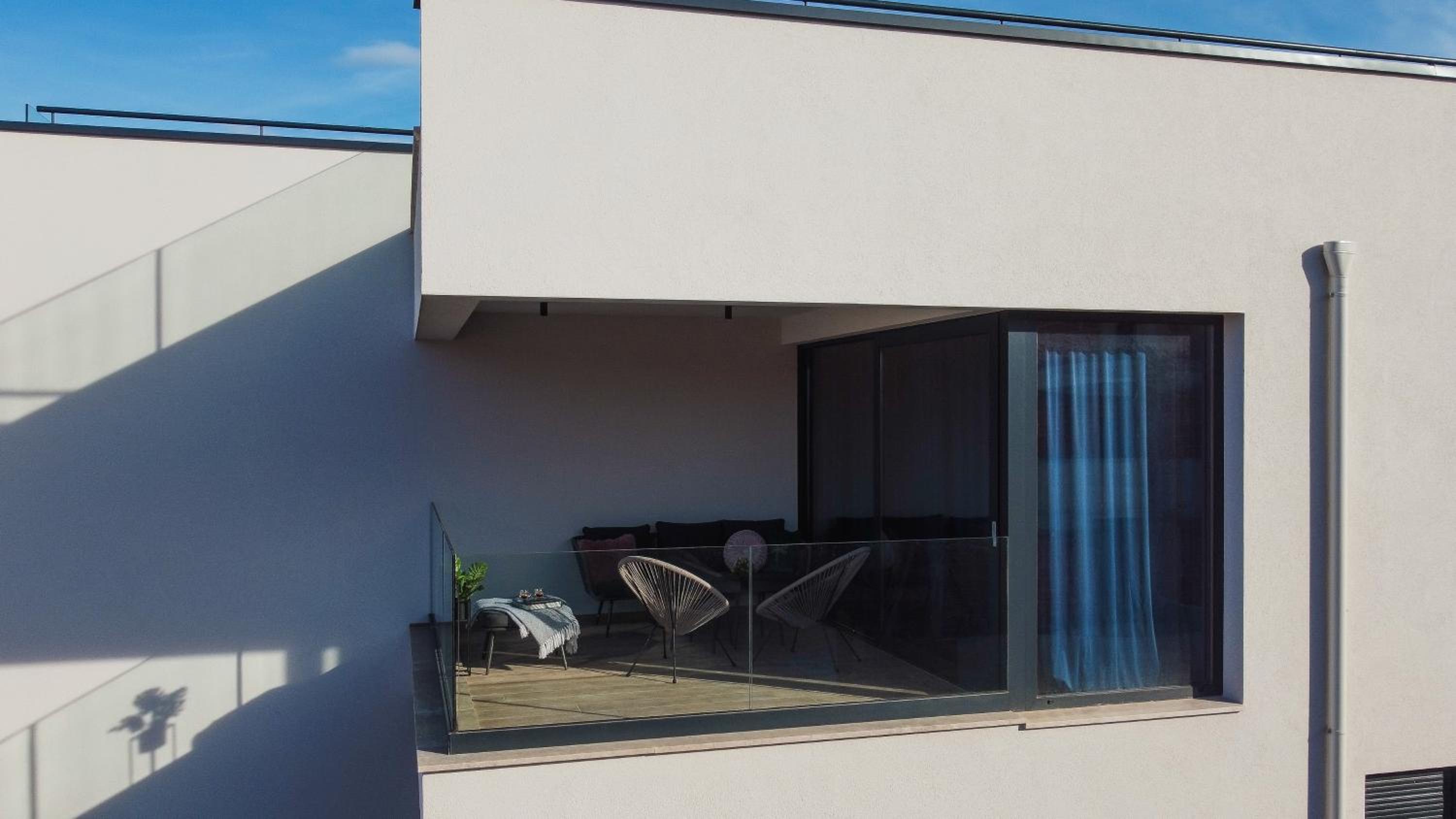 Apartment Navale with a roof terrace and a heated pool