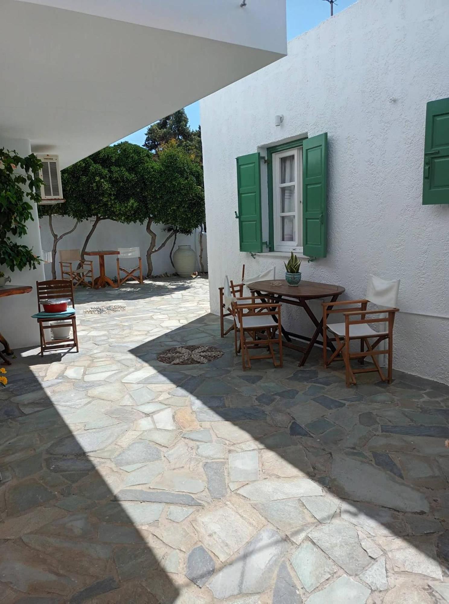 outdoor BBQ area