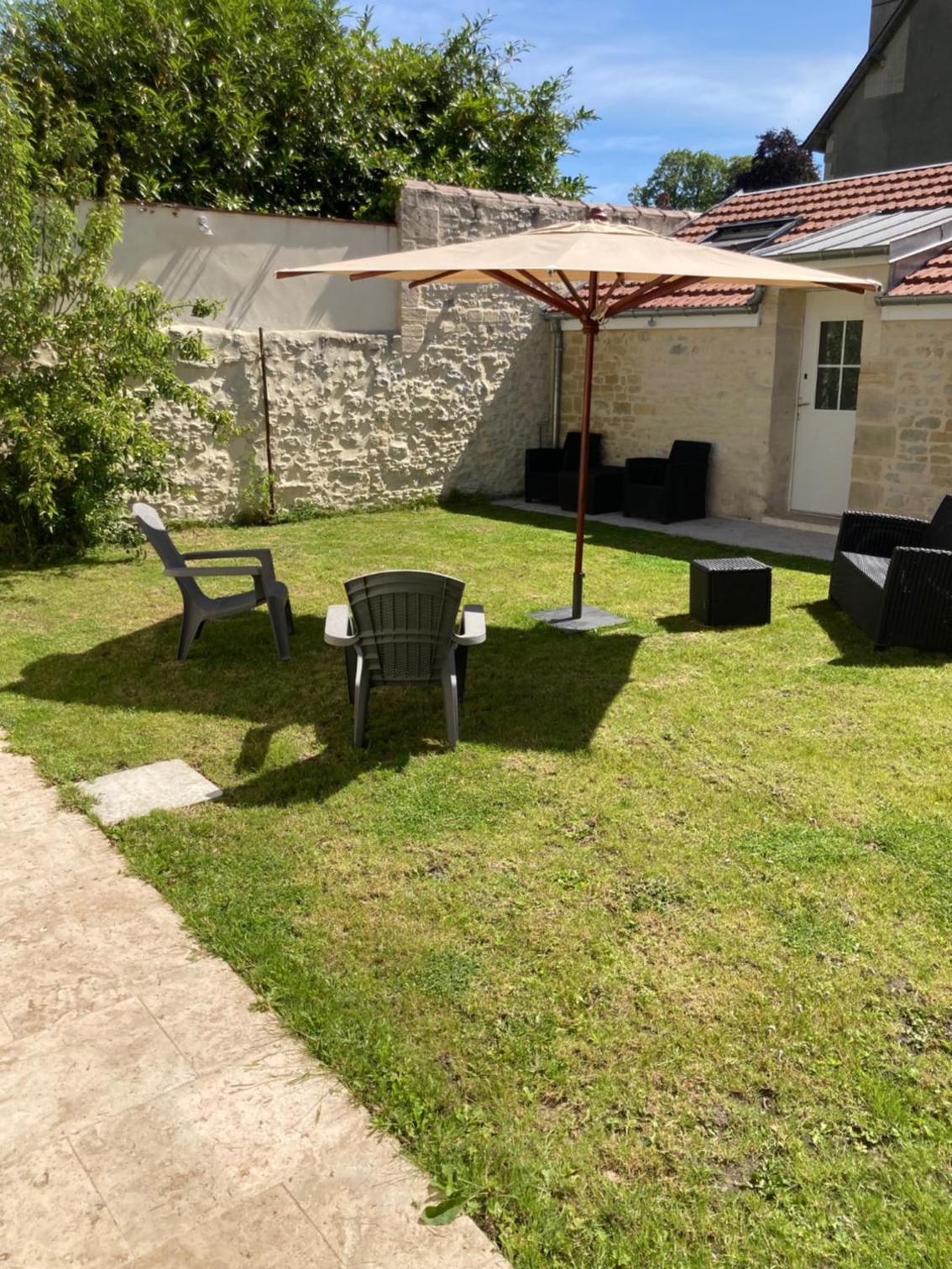 outdoor BBQ area