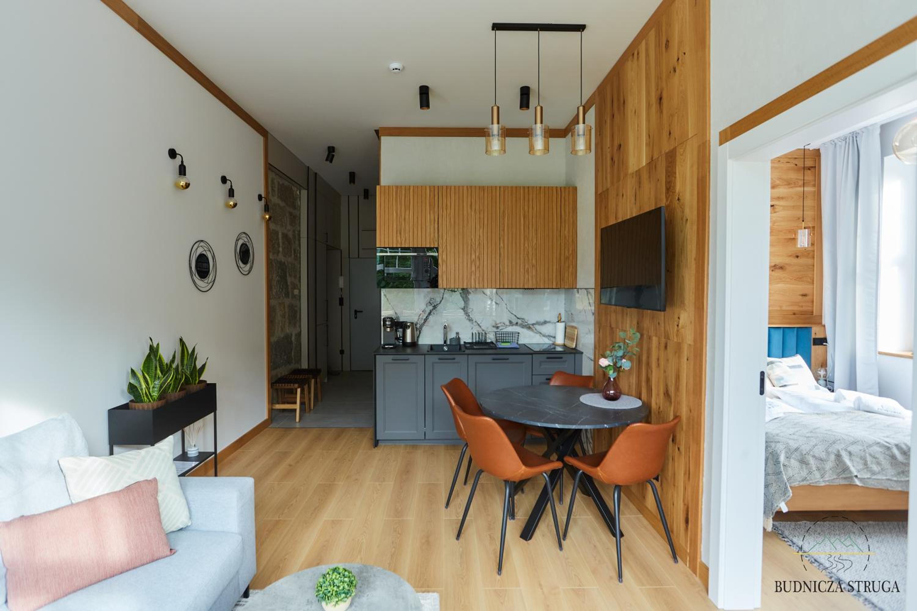 Apartament Budnicza Struga z Sauną i Parkingiem - 5D Apartamenty