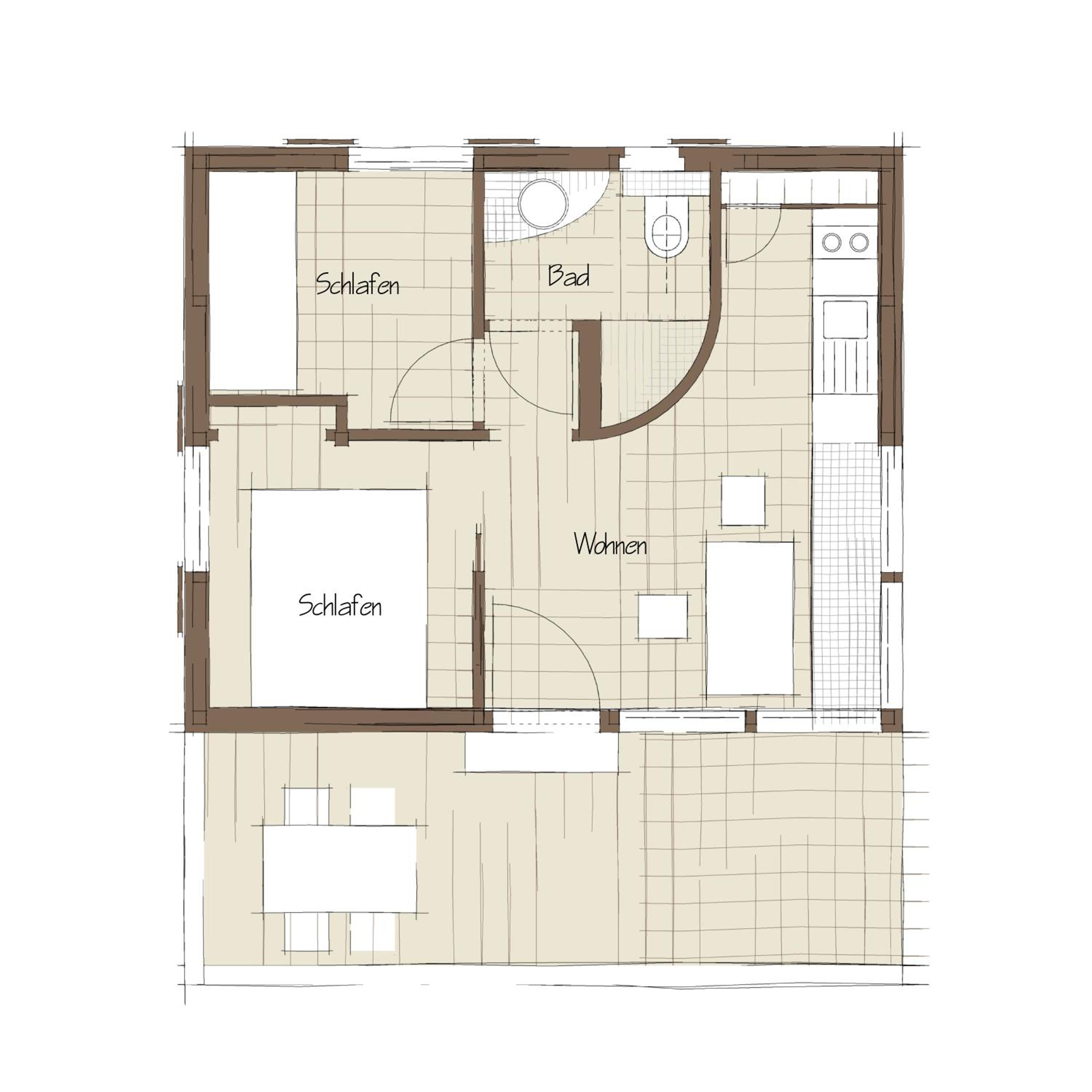 Bungalows am Waldessaum bei Hohenzieritz