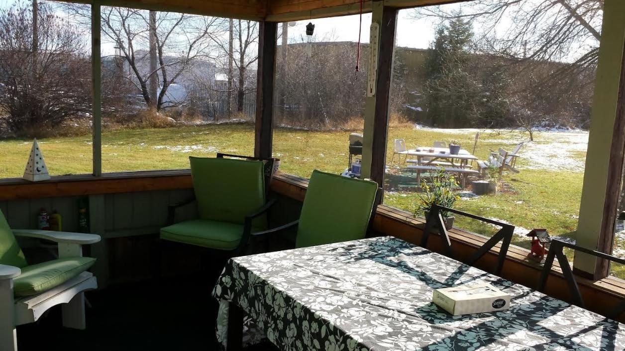 outdoor BBQ area