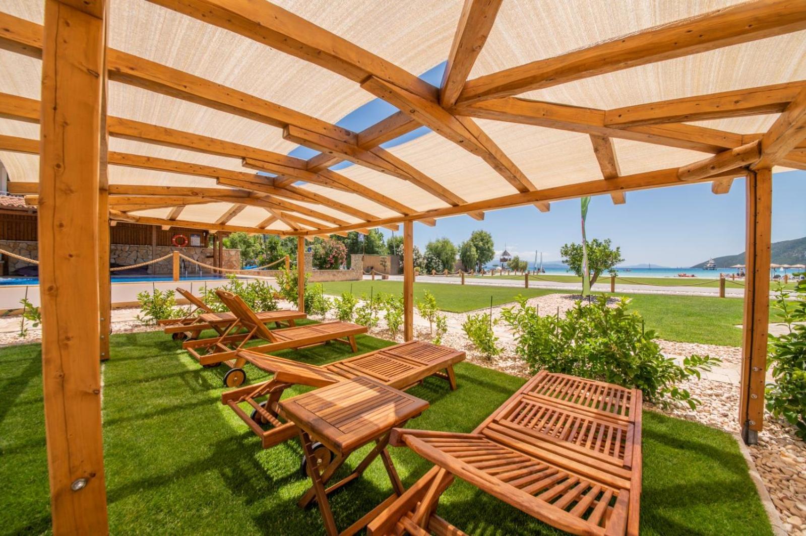 outdoor BBQ area