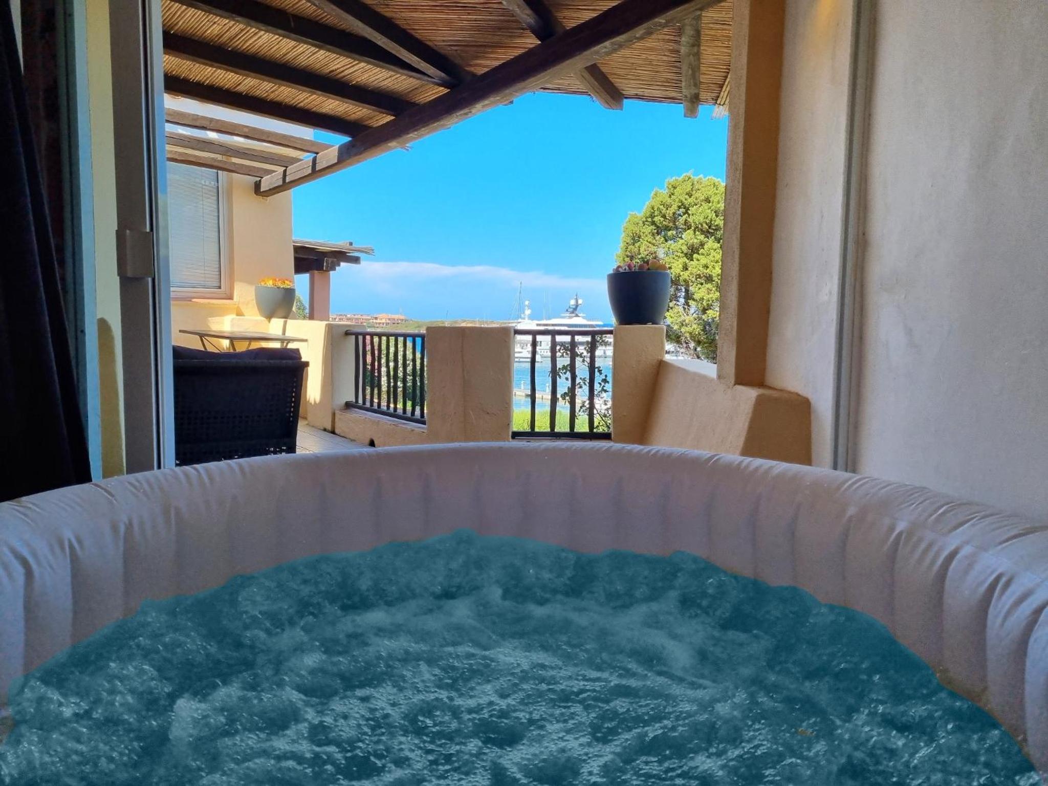 LUX-Porto Cervo Center Sea View Apartment view 2