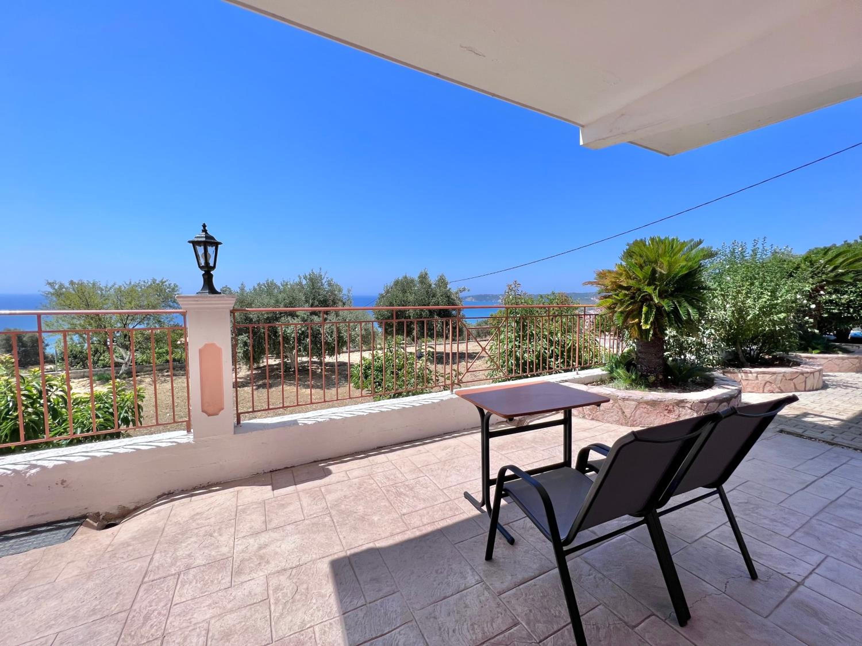 outdoor BBQ area