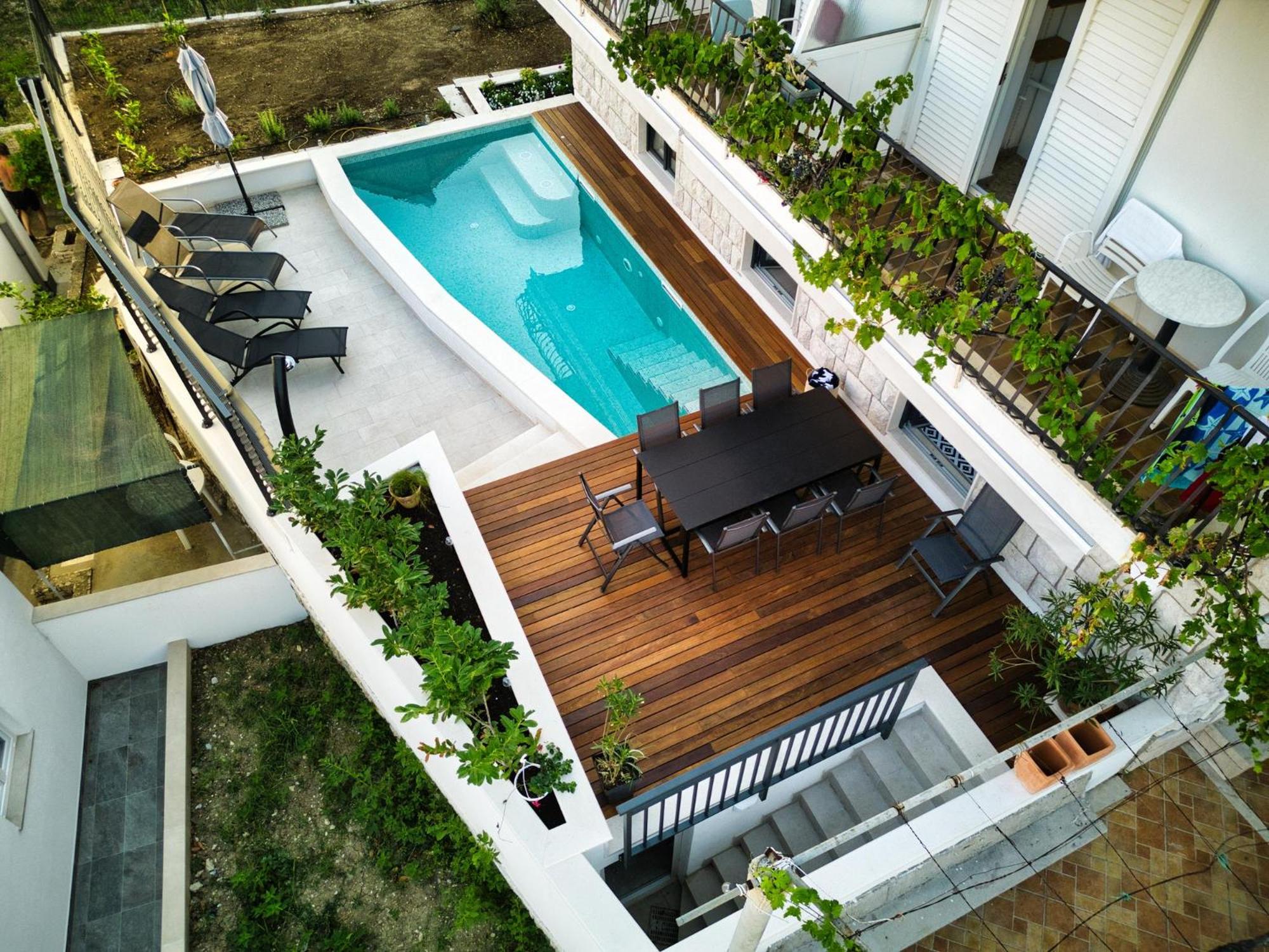 Villa Nika with private heated pool view 5