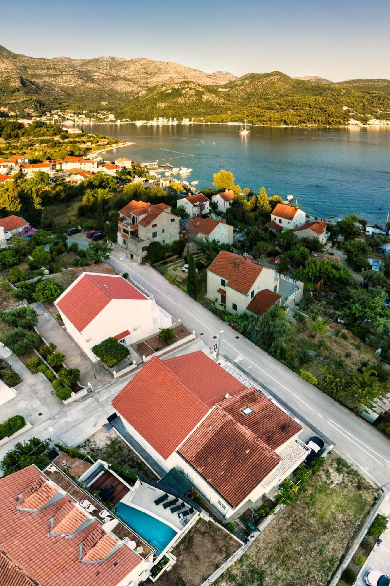 Villa Nika with private heated pool view 2