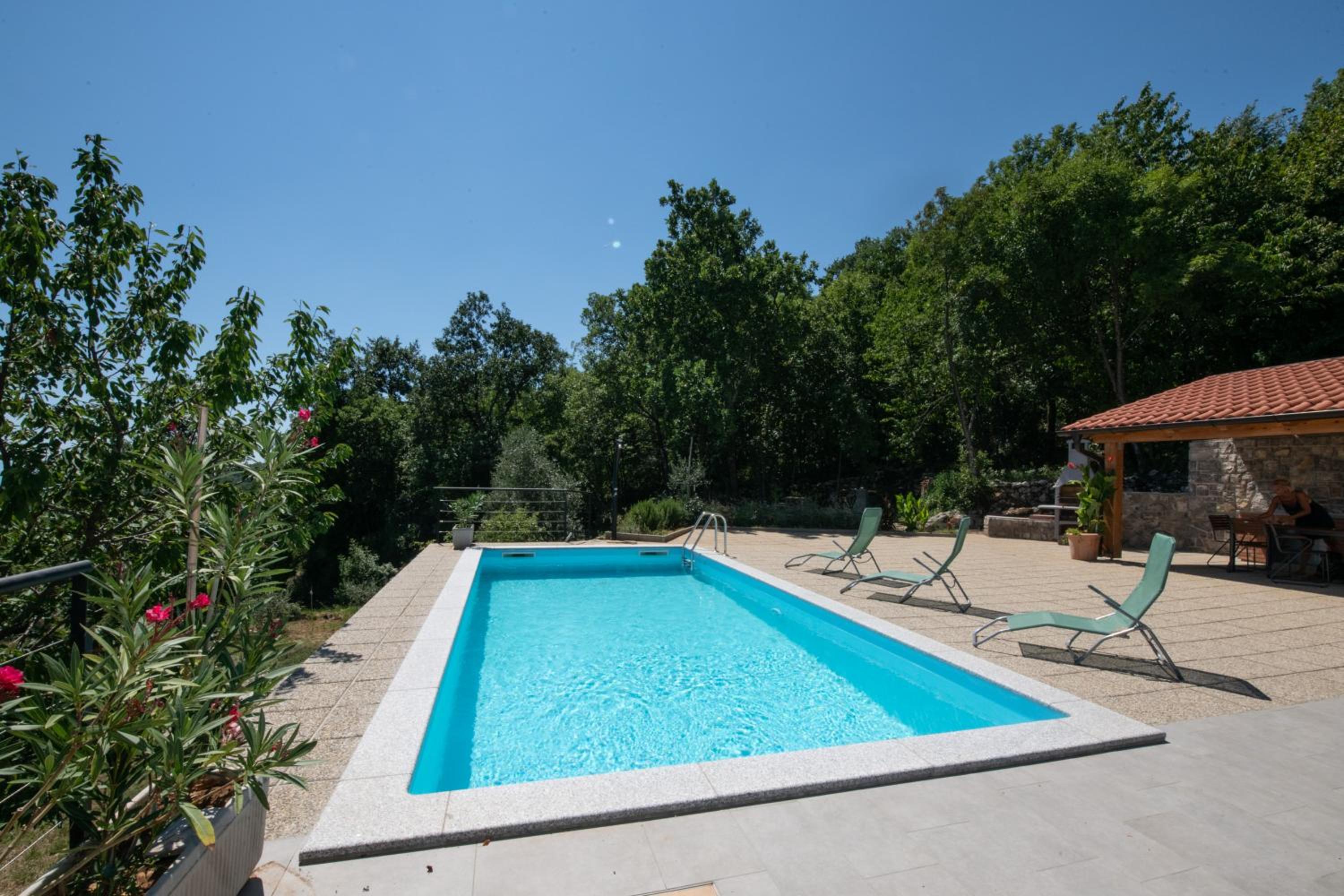 Villa Kruno, with the pool and spectacular sea view view 2
