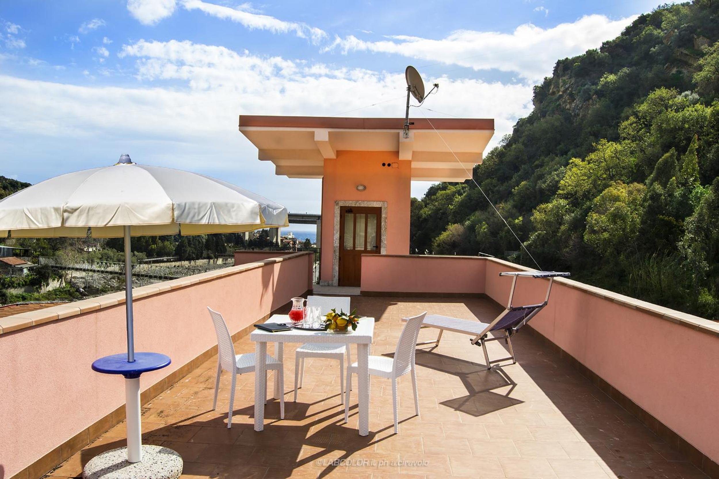outdoor BBQ area