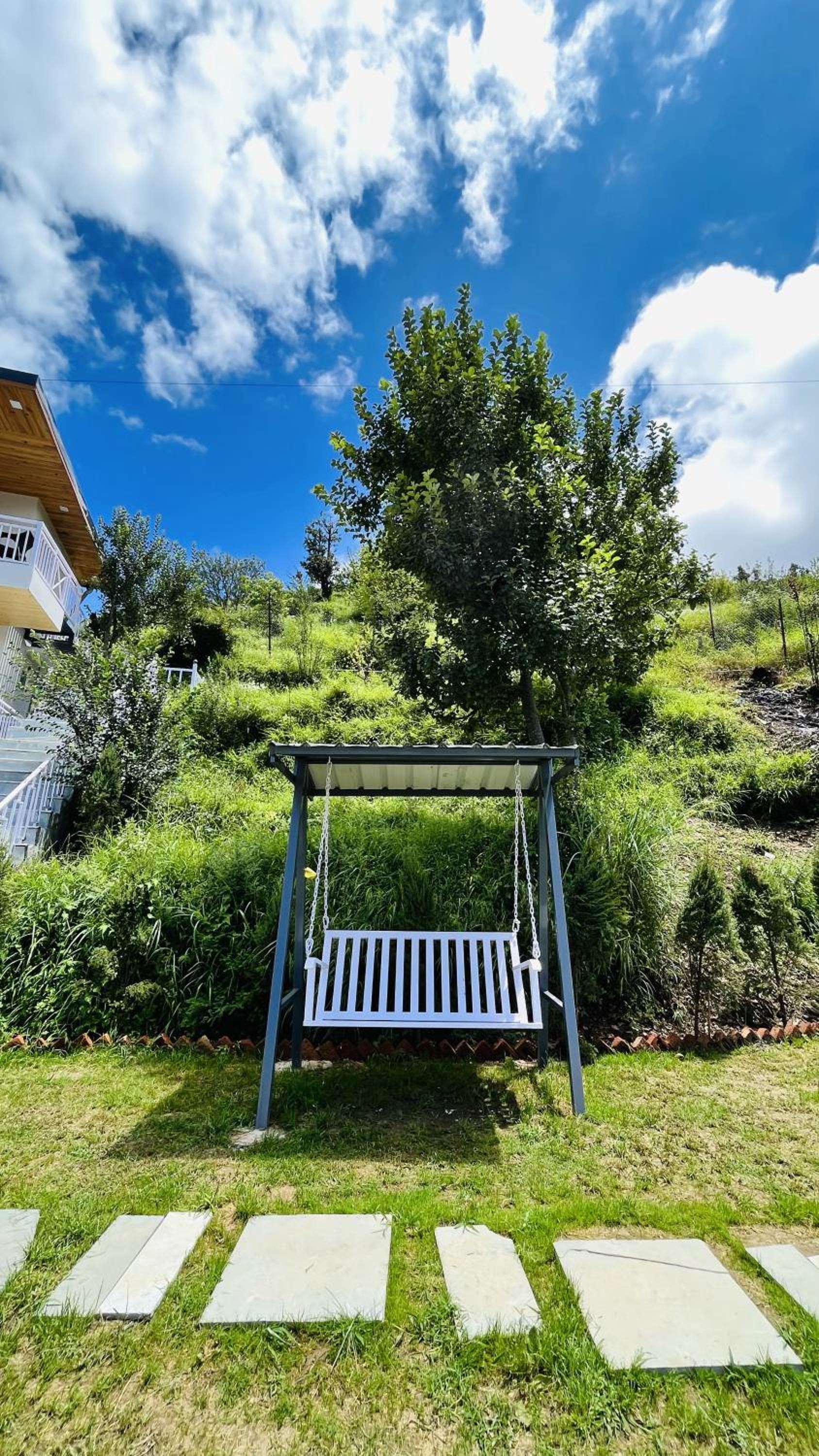 outdoor BBQ area
