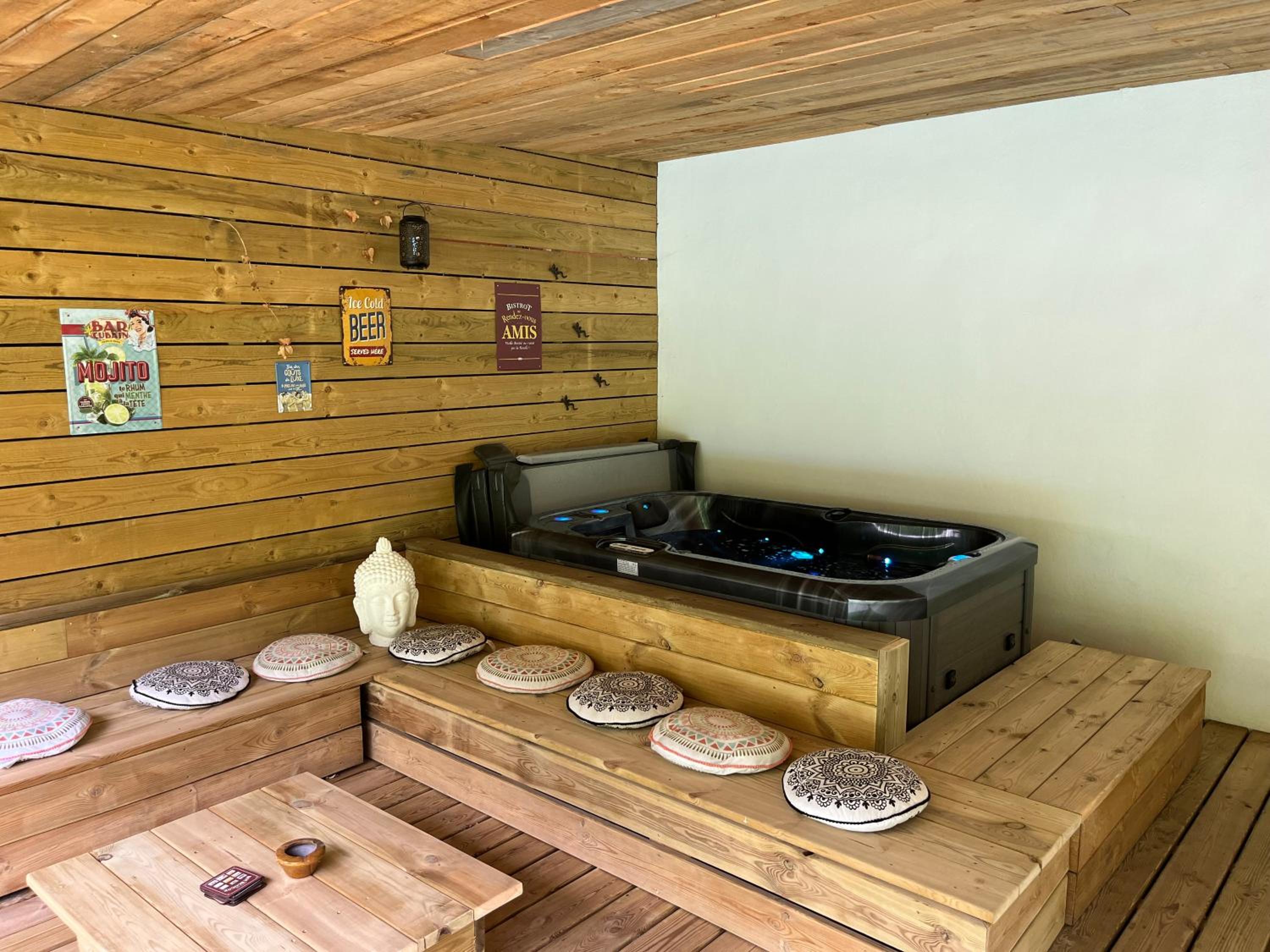 outdoor BBQ area
