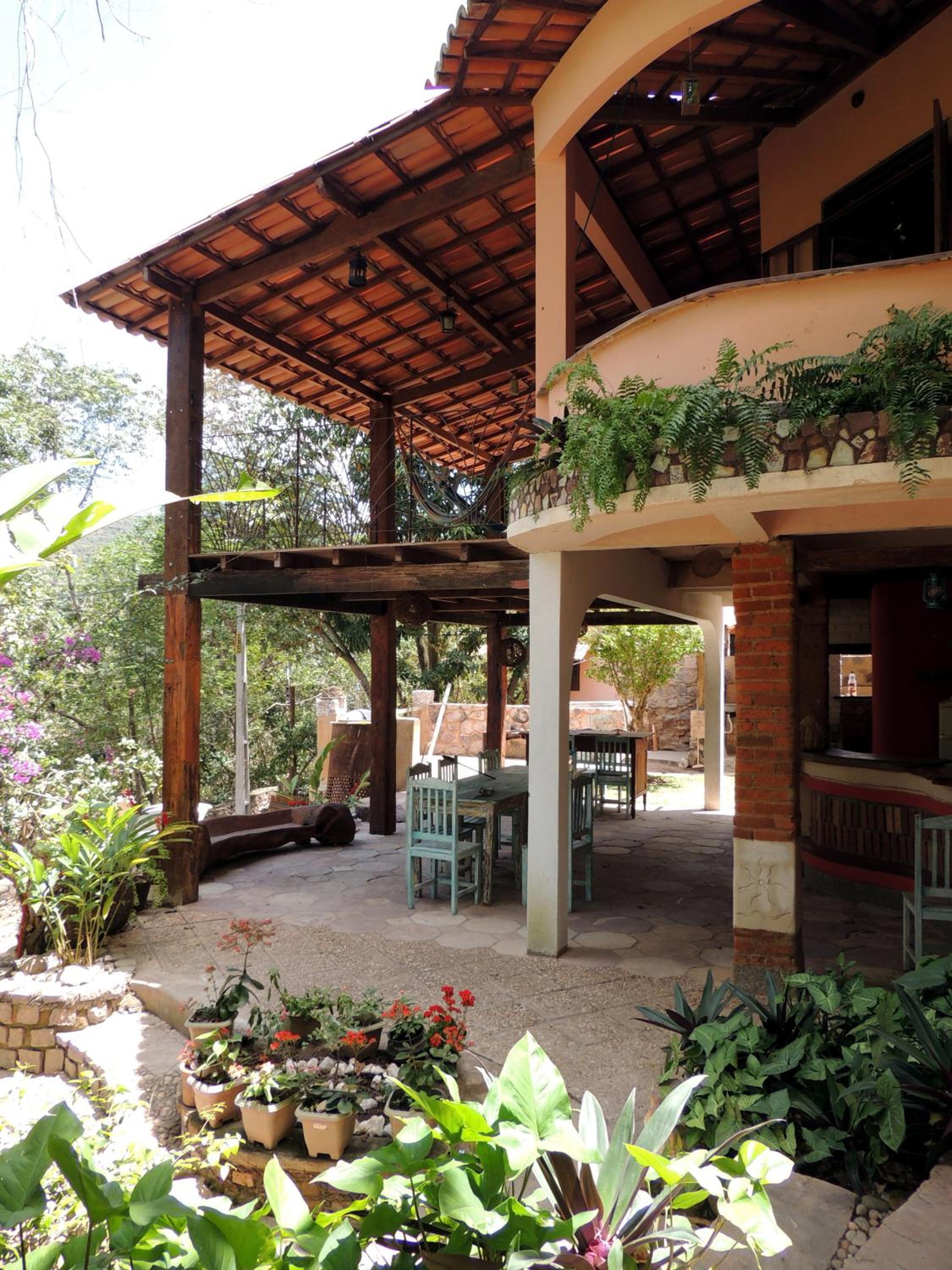 outdoor BBQ area