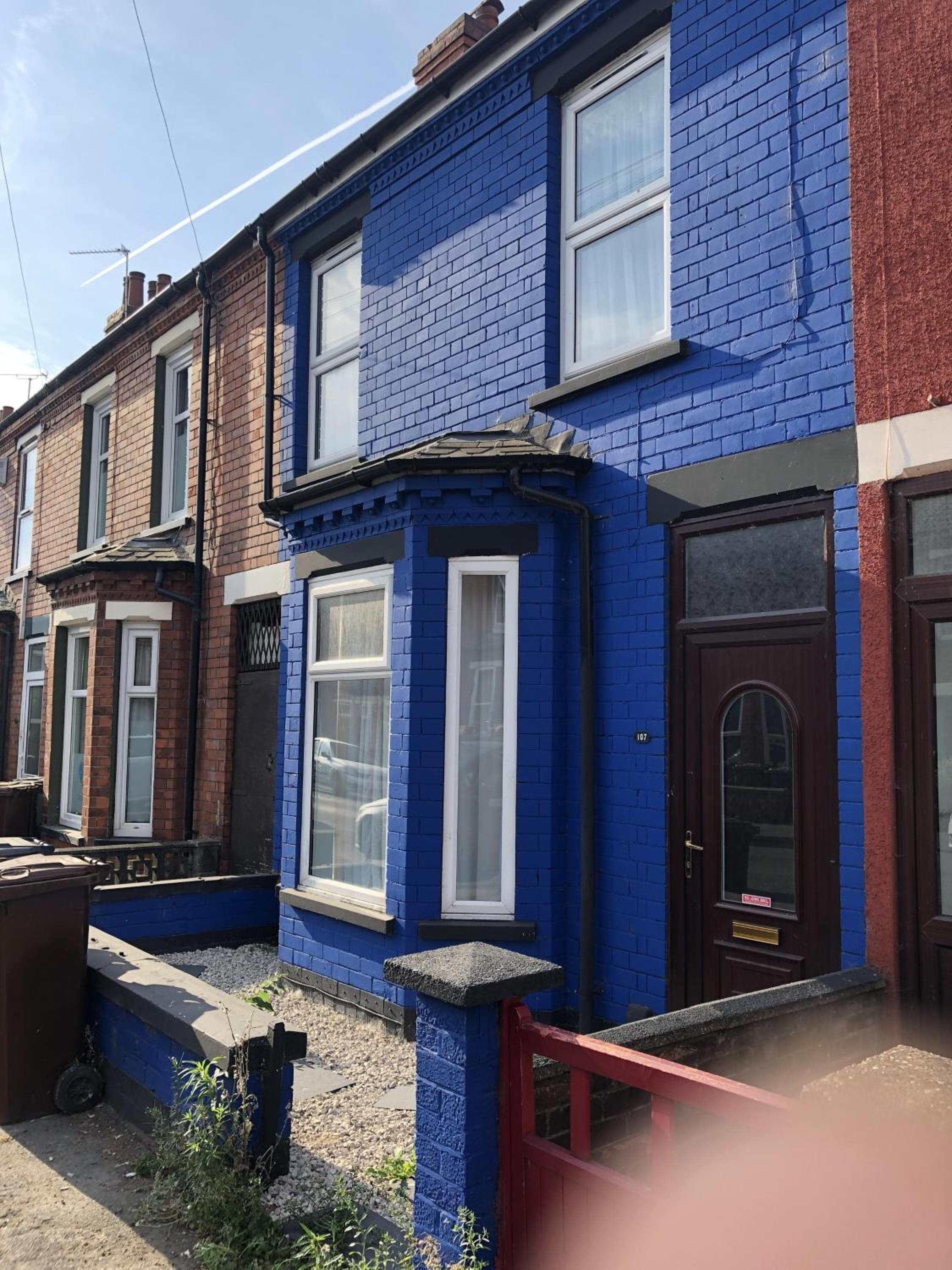 Blue house
