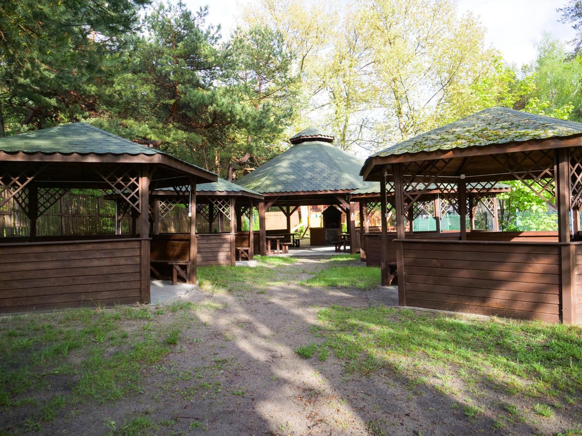 outdoor BBQ area