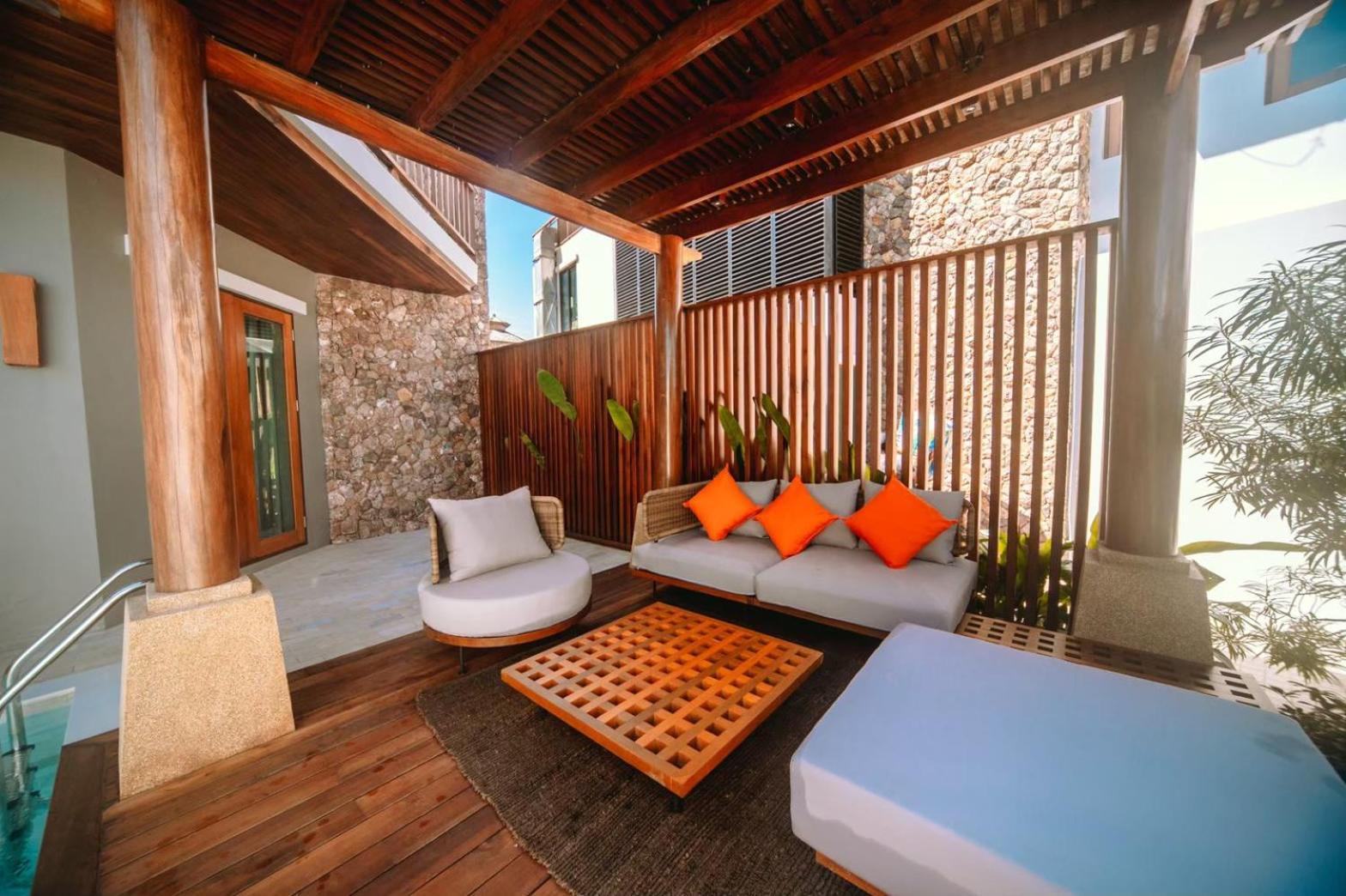 outdoor BBQ area
