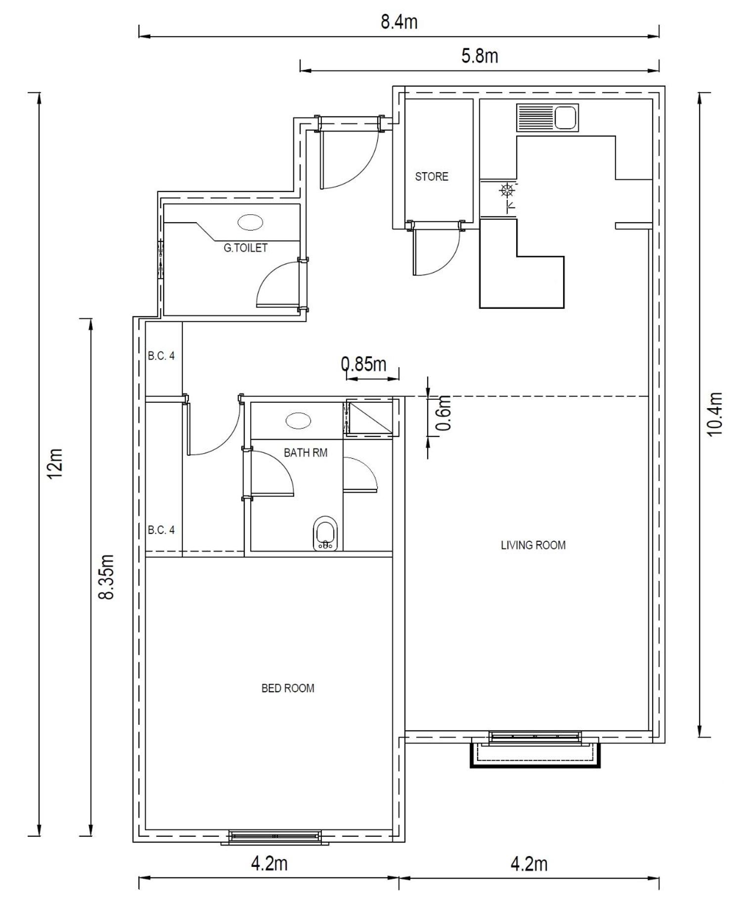 Birchfort - Newly renovated unique 1 bedroom apartment