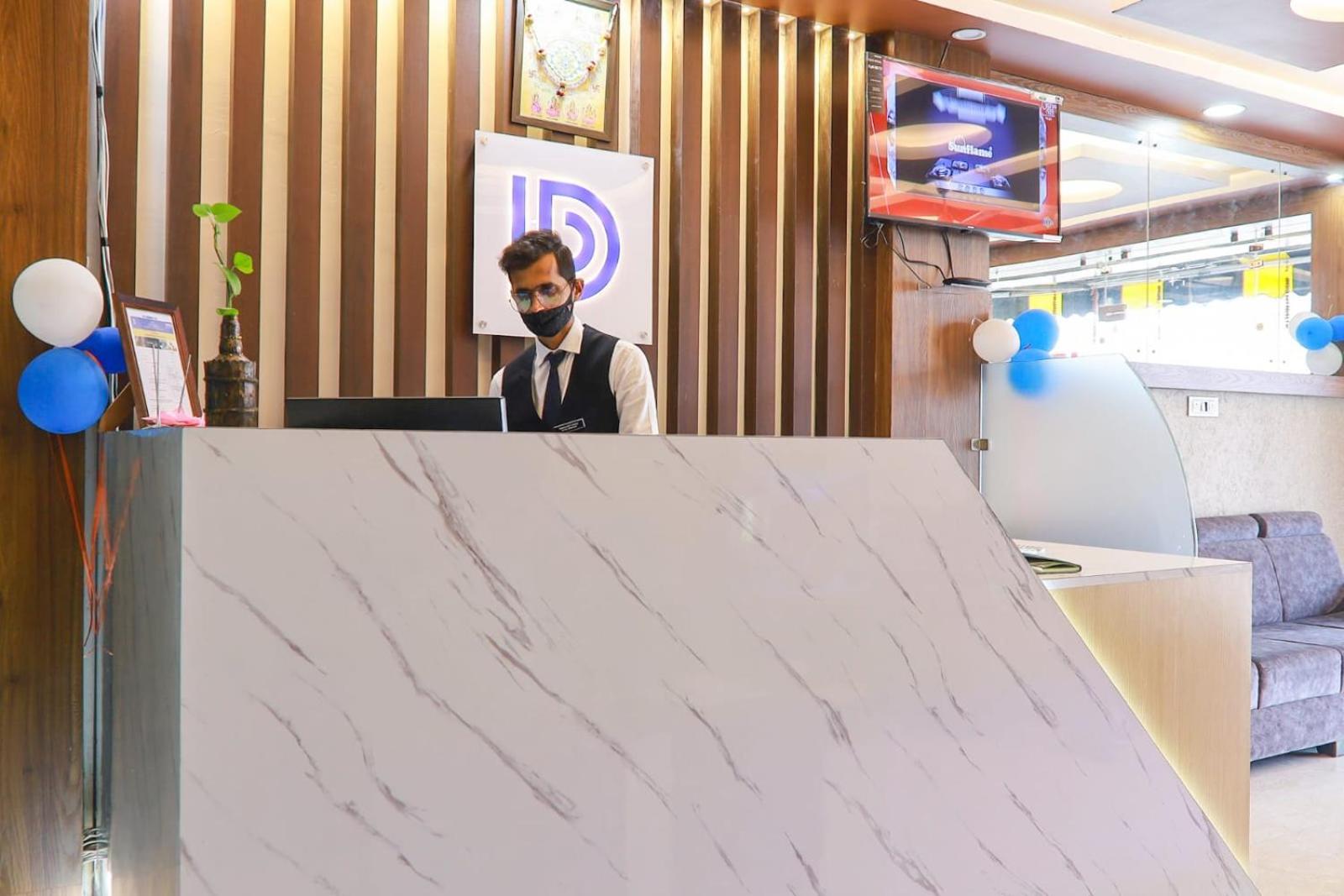 hotel reception