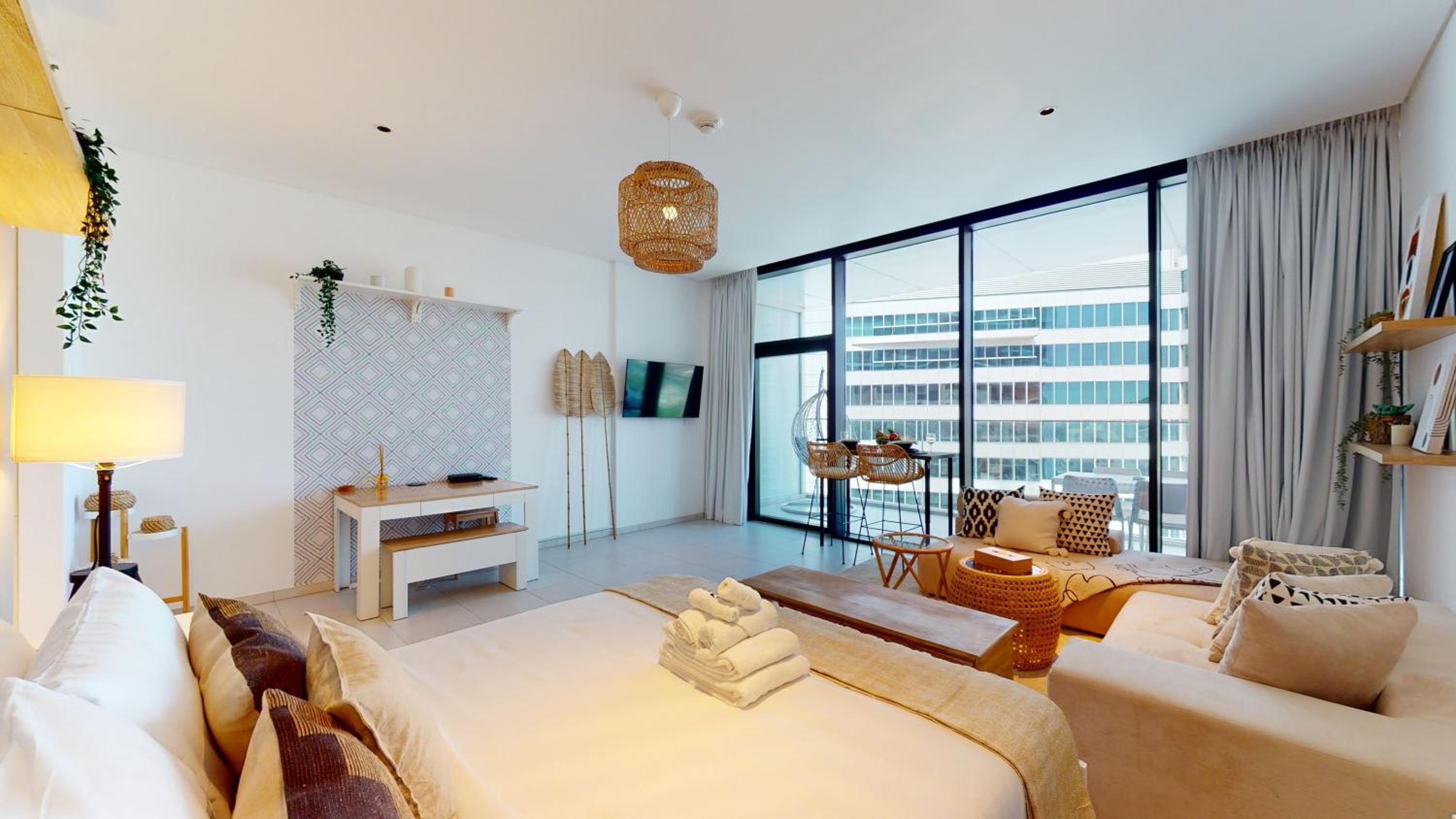 Stylish Studio with Burj Khalifa View