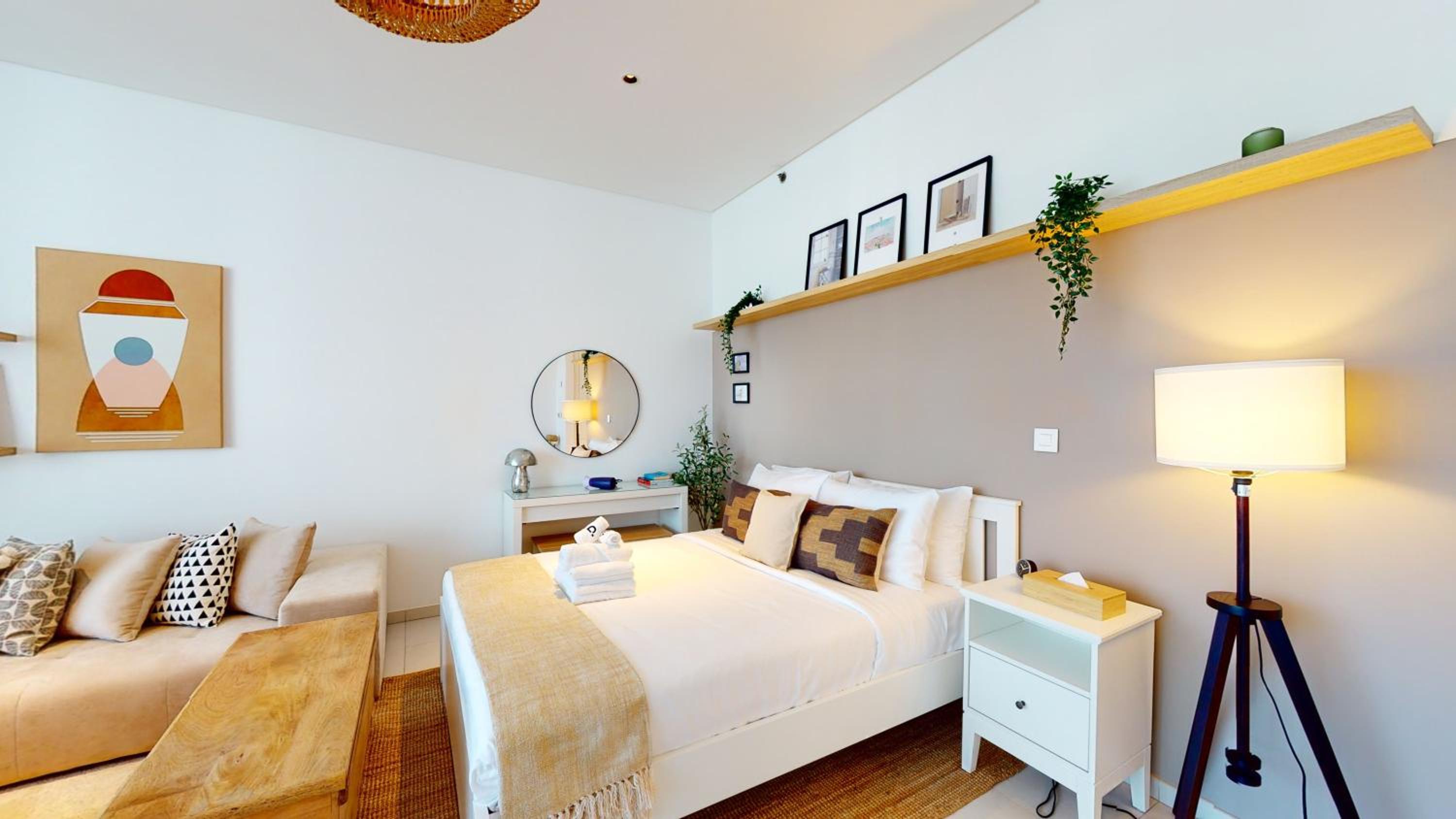 Stylish Studio with Burj Khalifa View