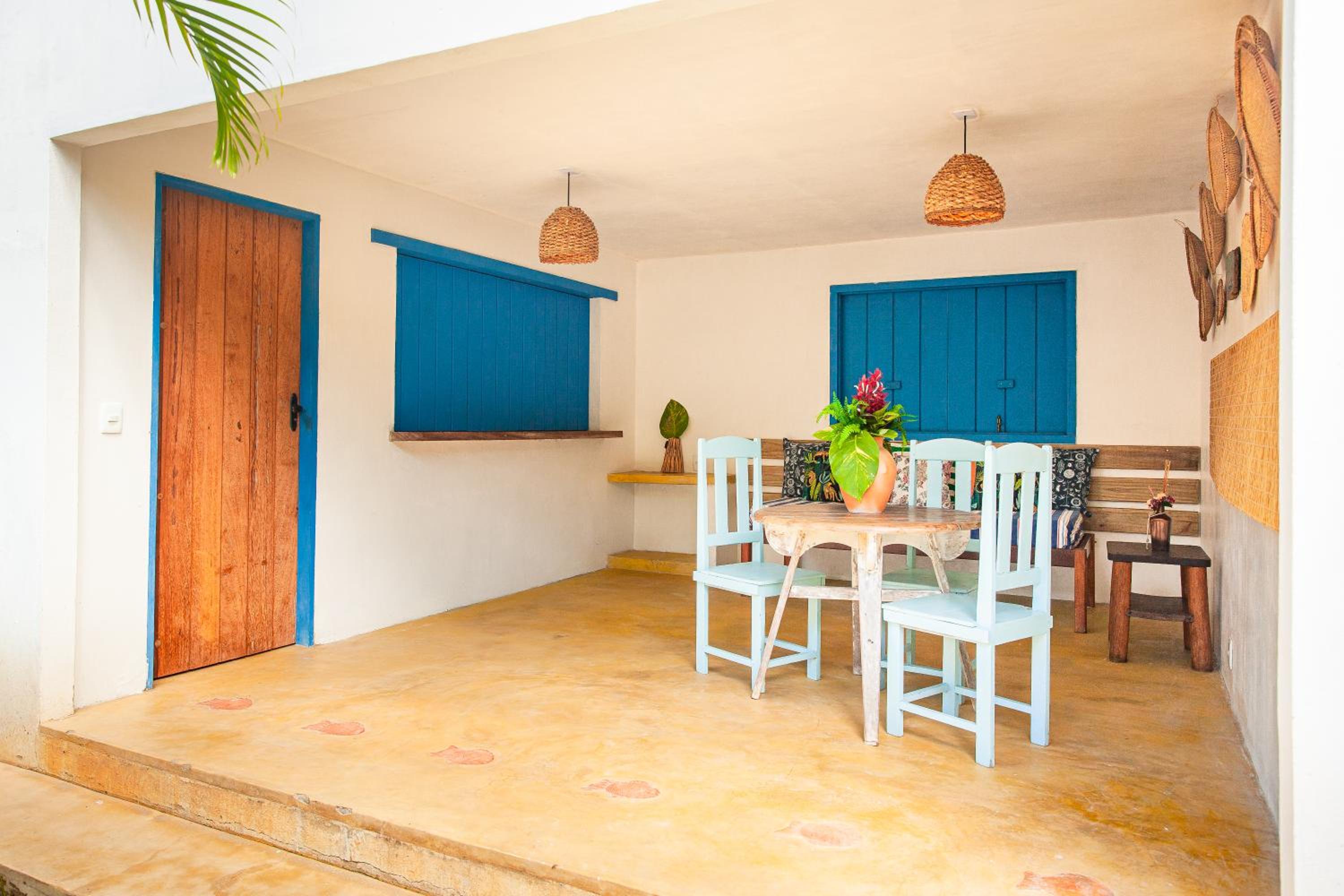 outdoor BBQ area
